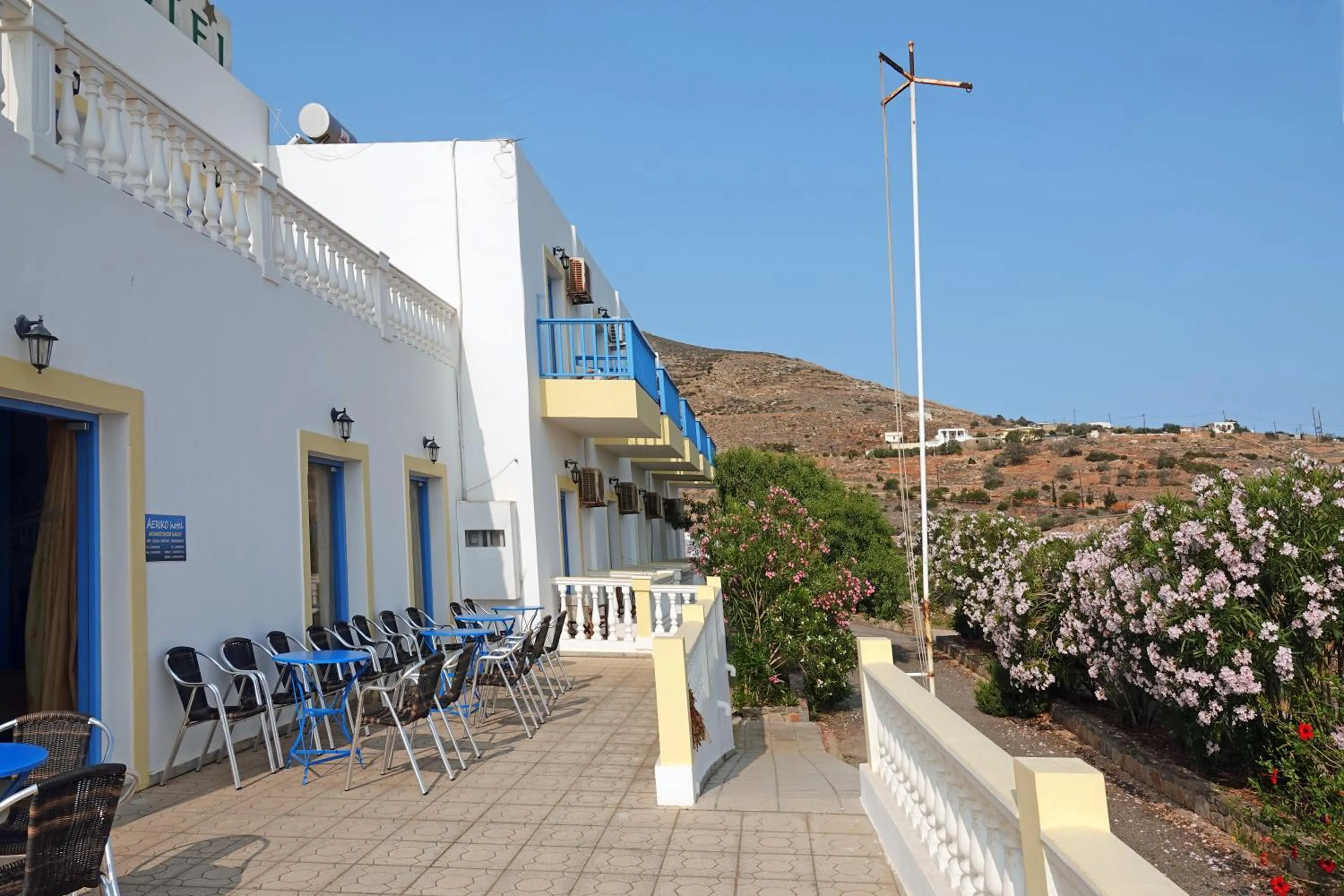 Property building in Aeriko Hotel Apartments