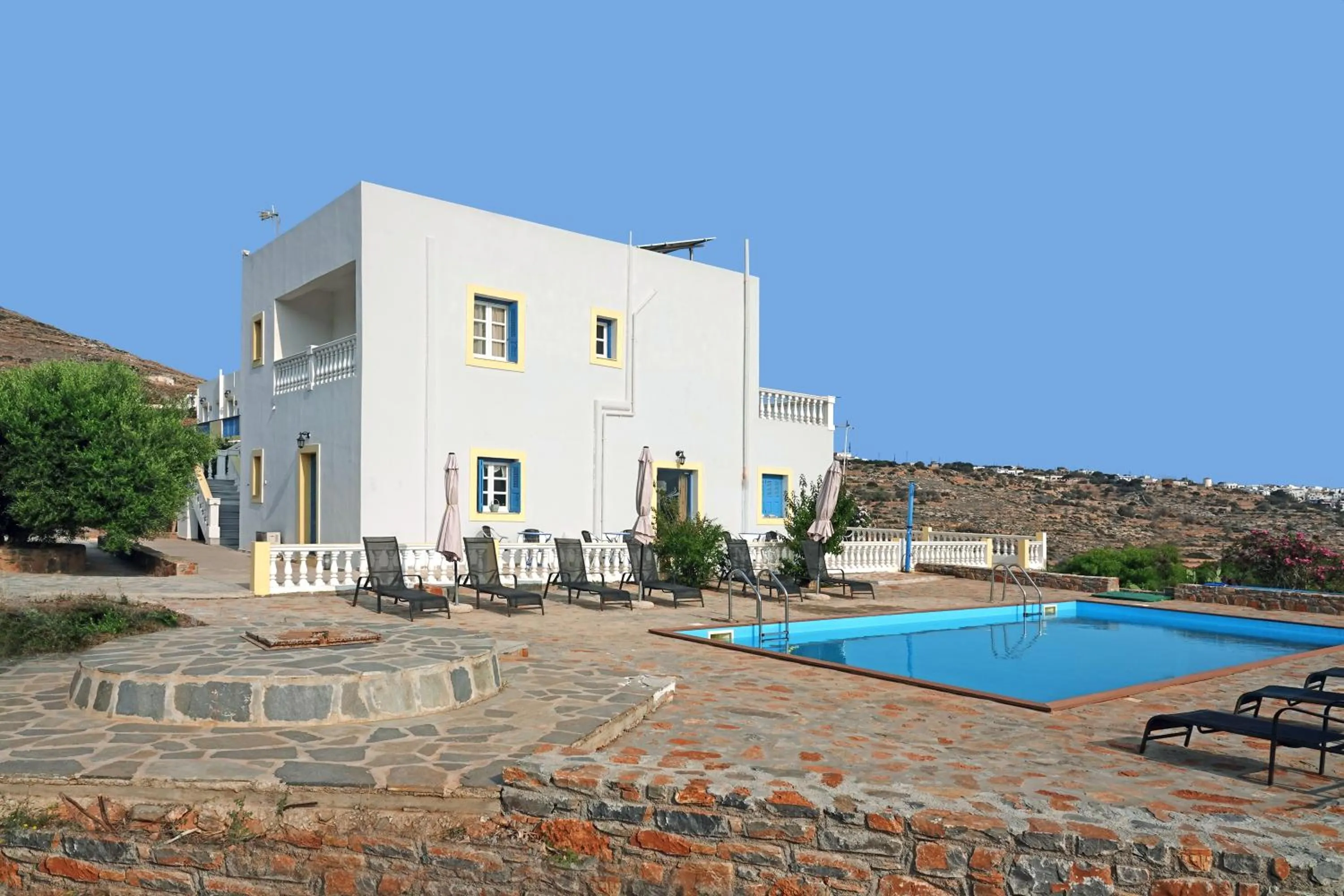 Property building in Aeriko Hotel Apartments