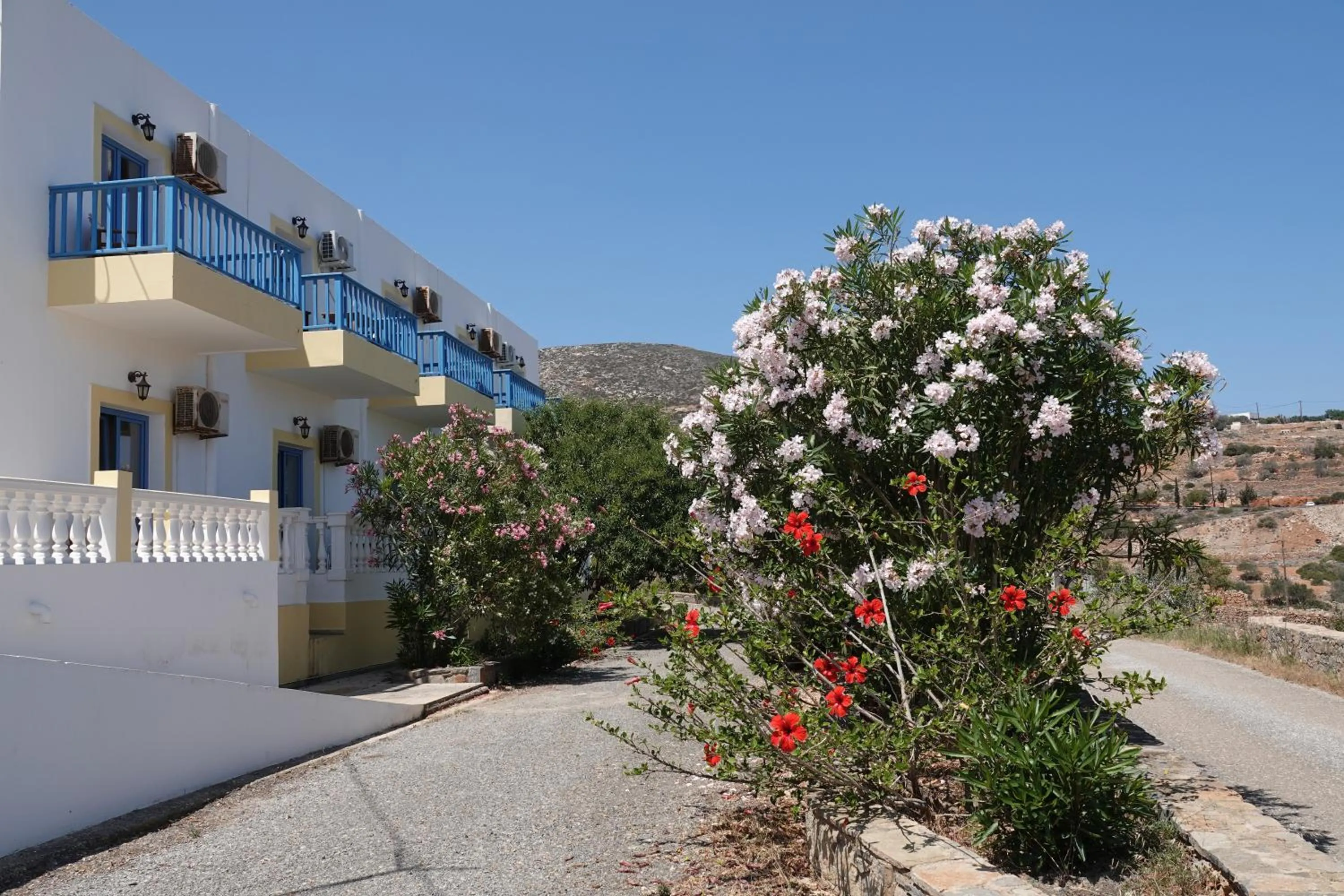 Property building in Aeriko Hotel Apartments