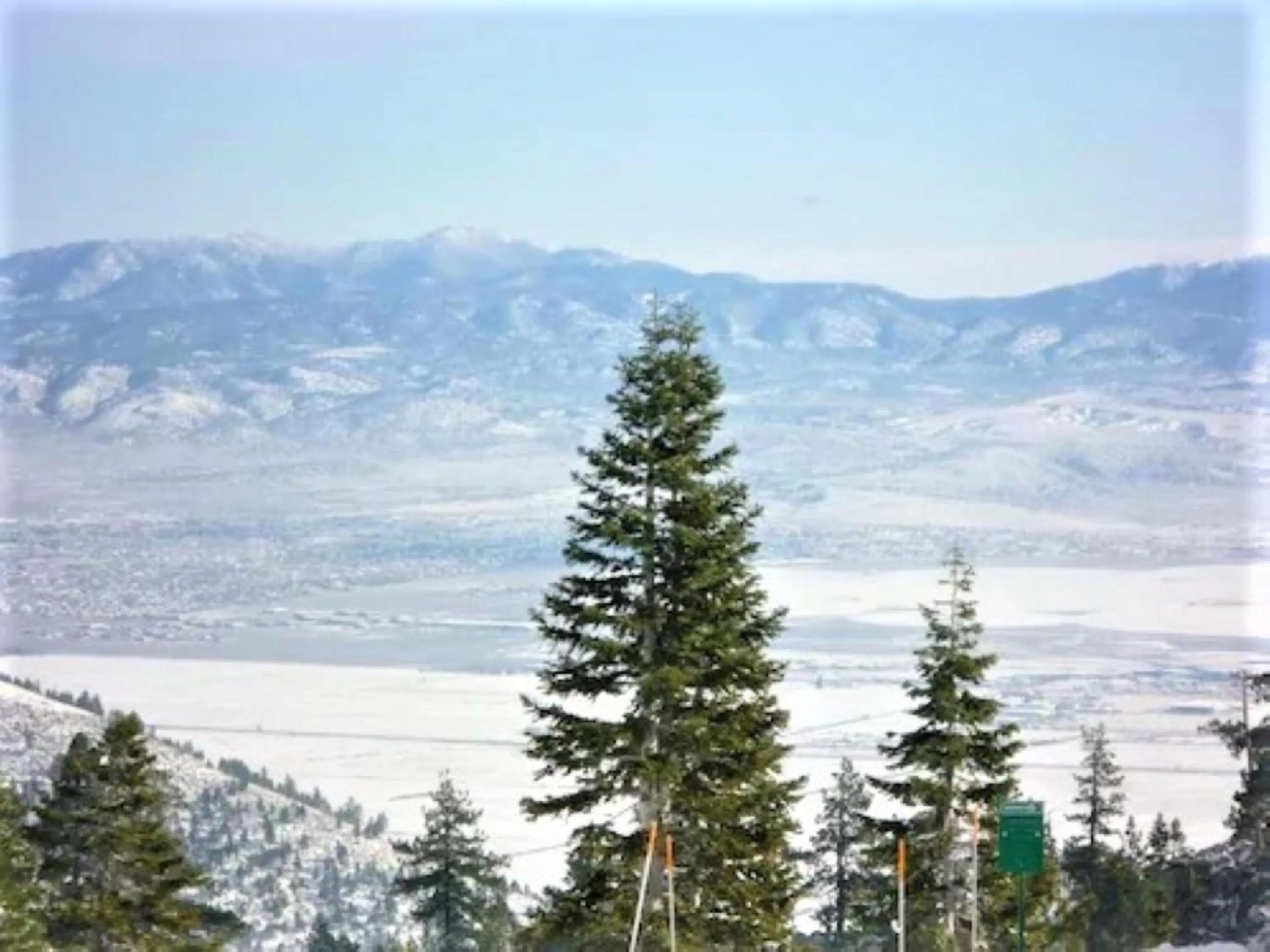 Natural landscape, Winter in Tahoe Summit Village