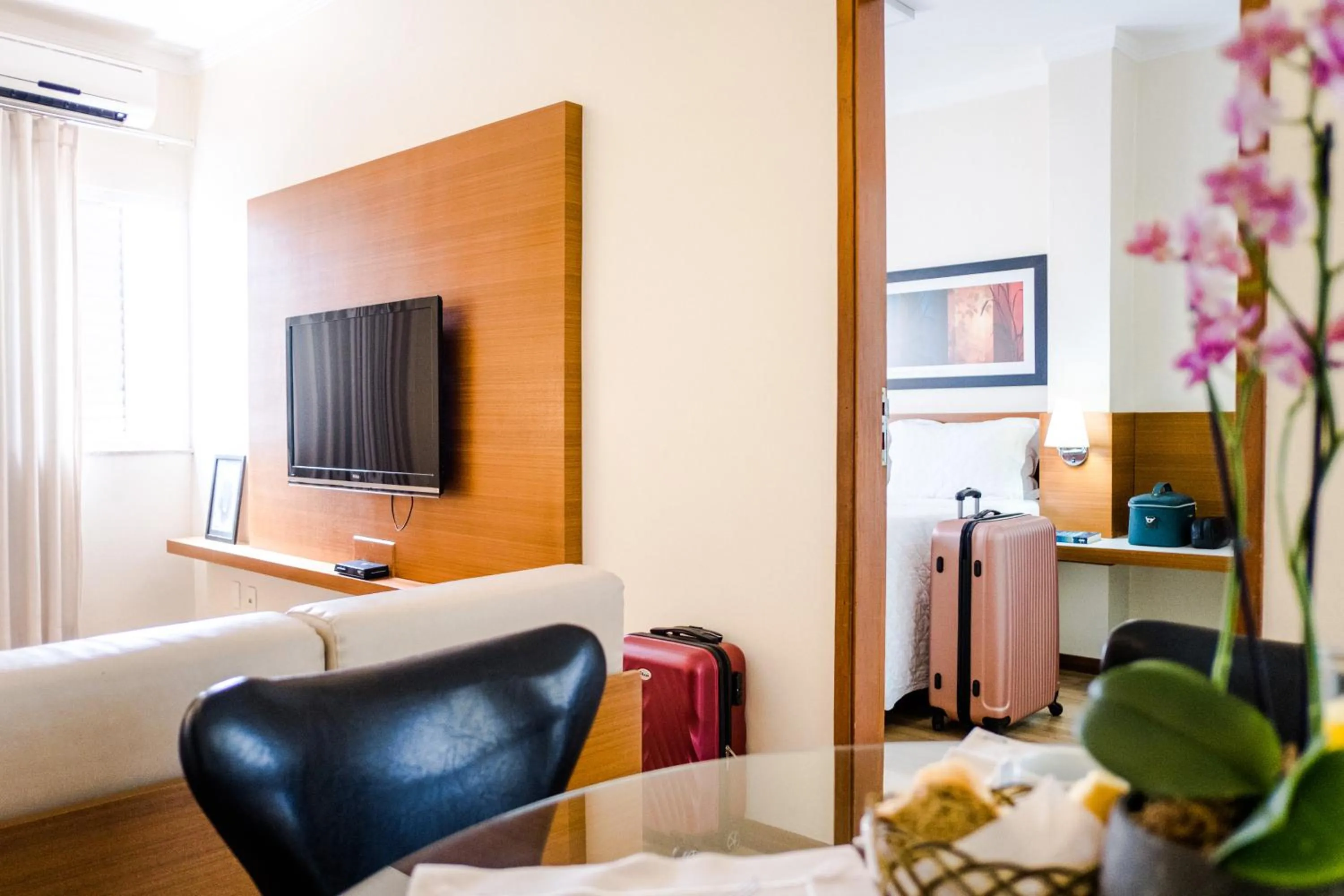 Bed in Vitoria Regia Hotel Bauru