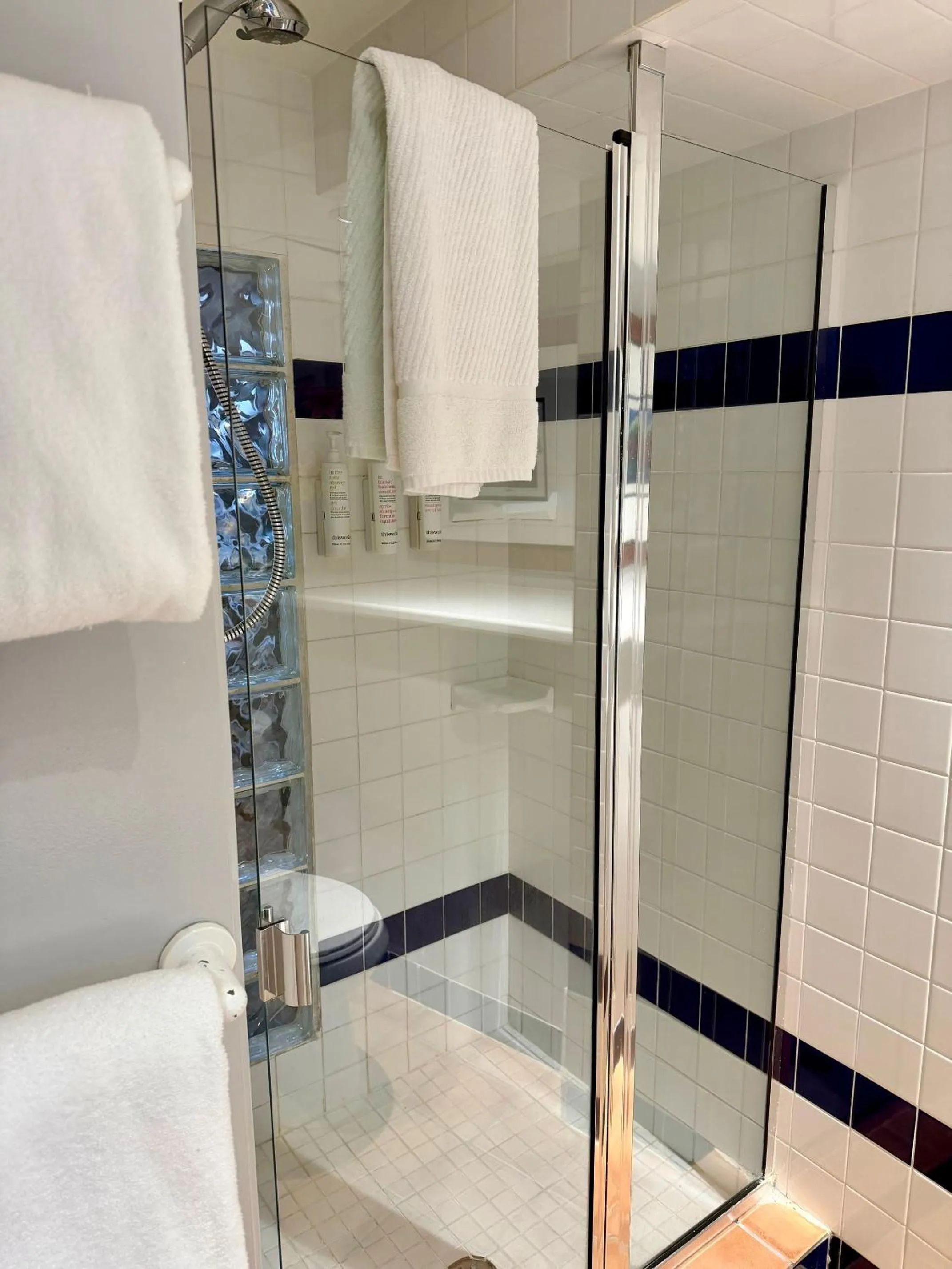 Shower in Barclay House Bed and Breakfast