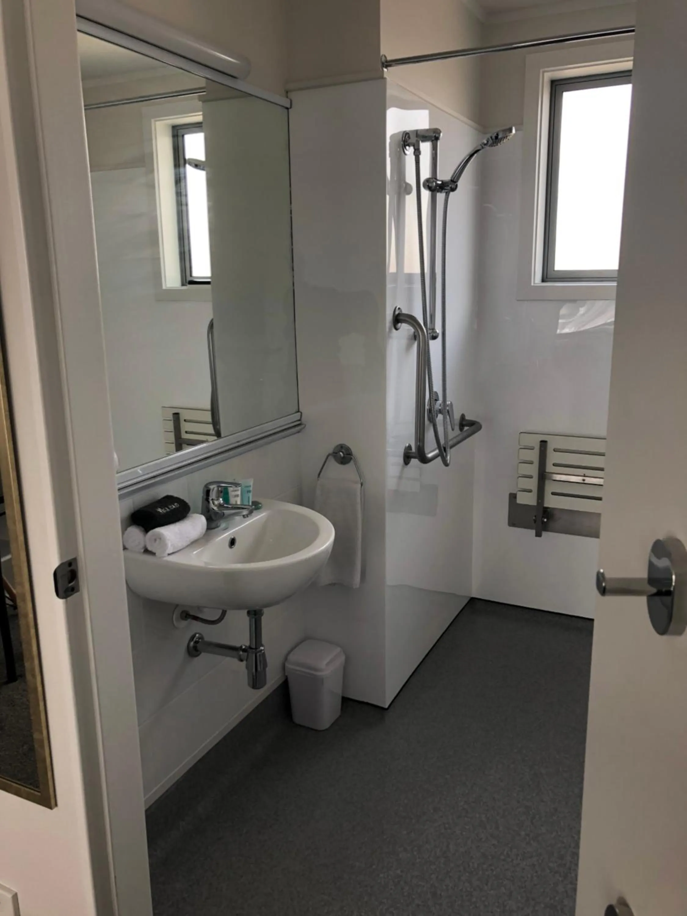 Bathroom in Ambassador Motor Inn