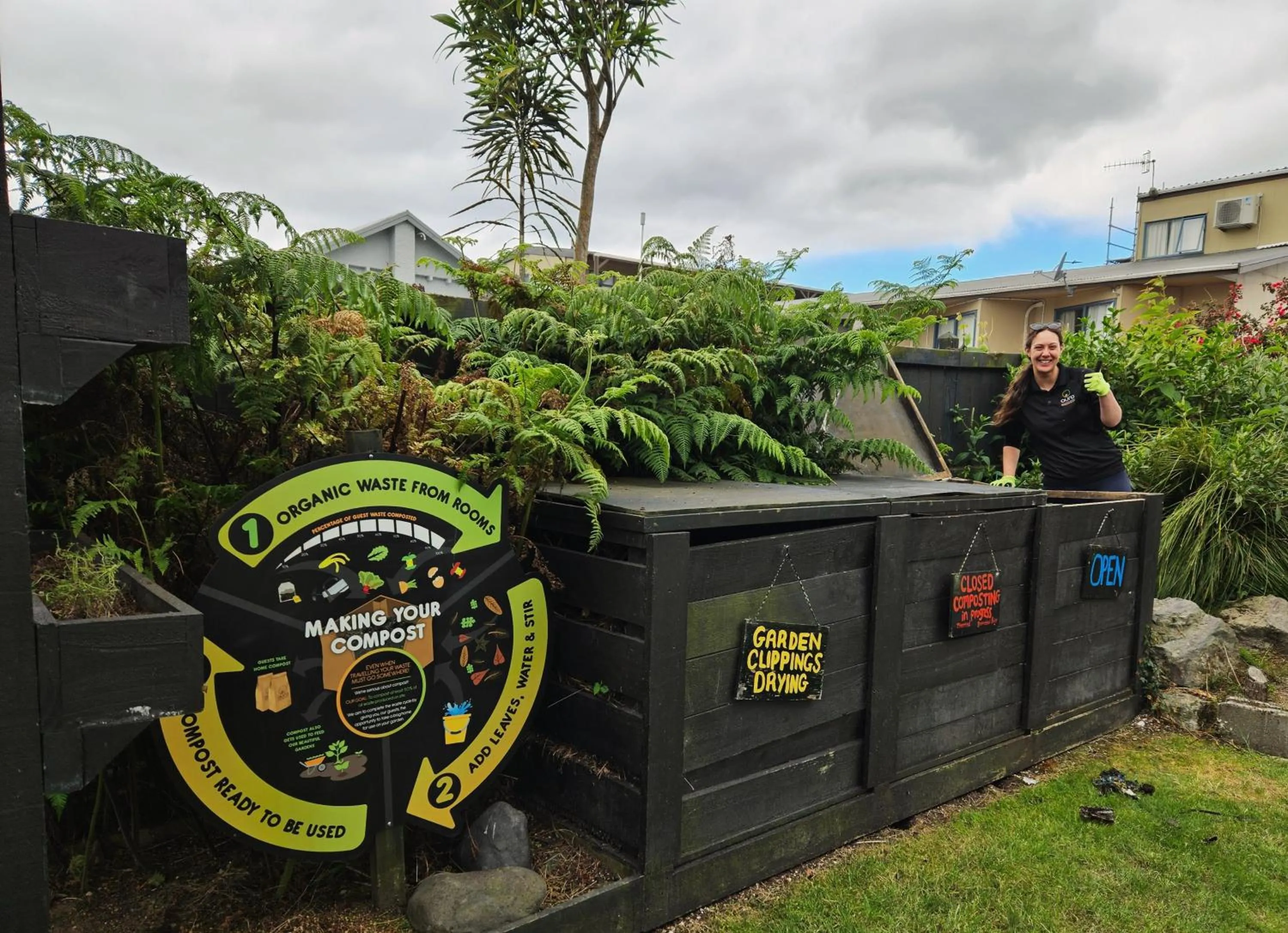 Garden in Aura Accommodation