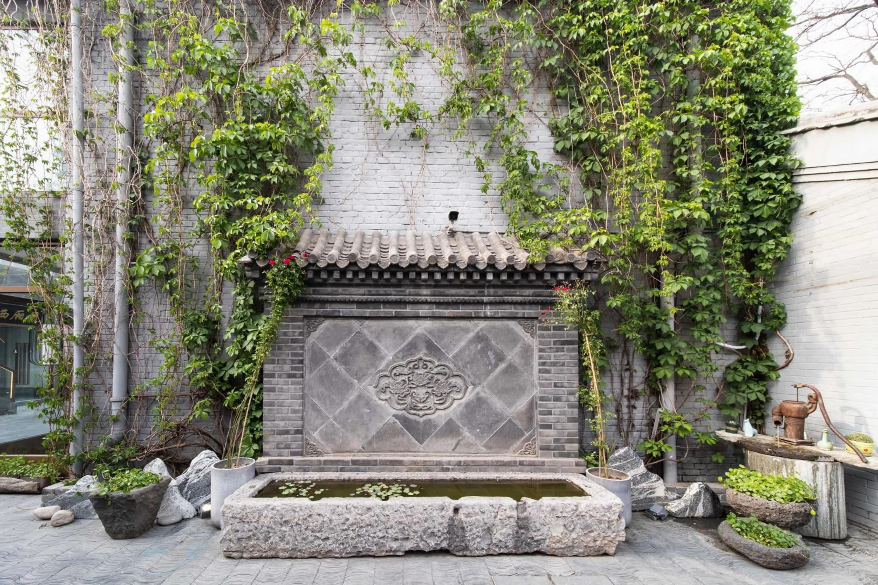 Garden view in Guipu Beihai Courtyard Hotel Beijing