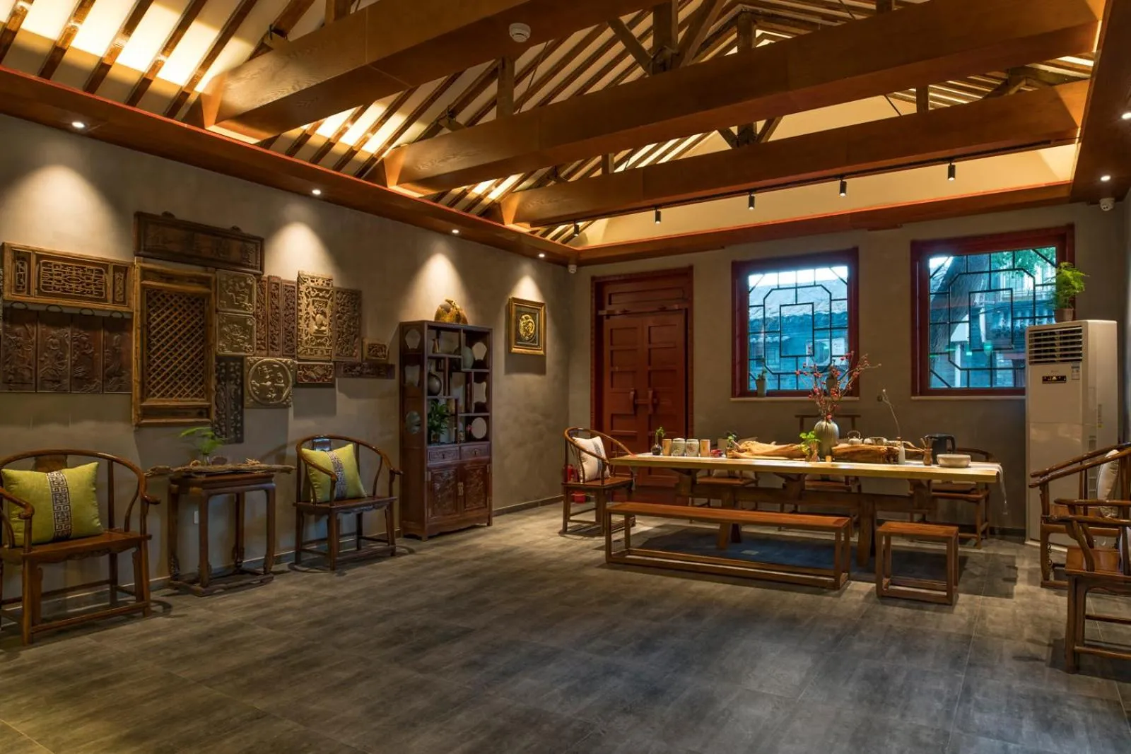 Seating area in Guipu Beihai Courtyard Hotel Beijing