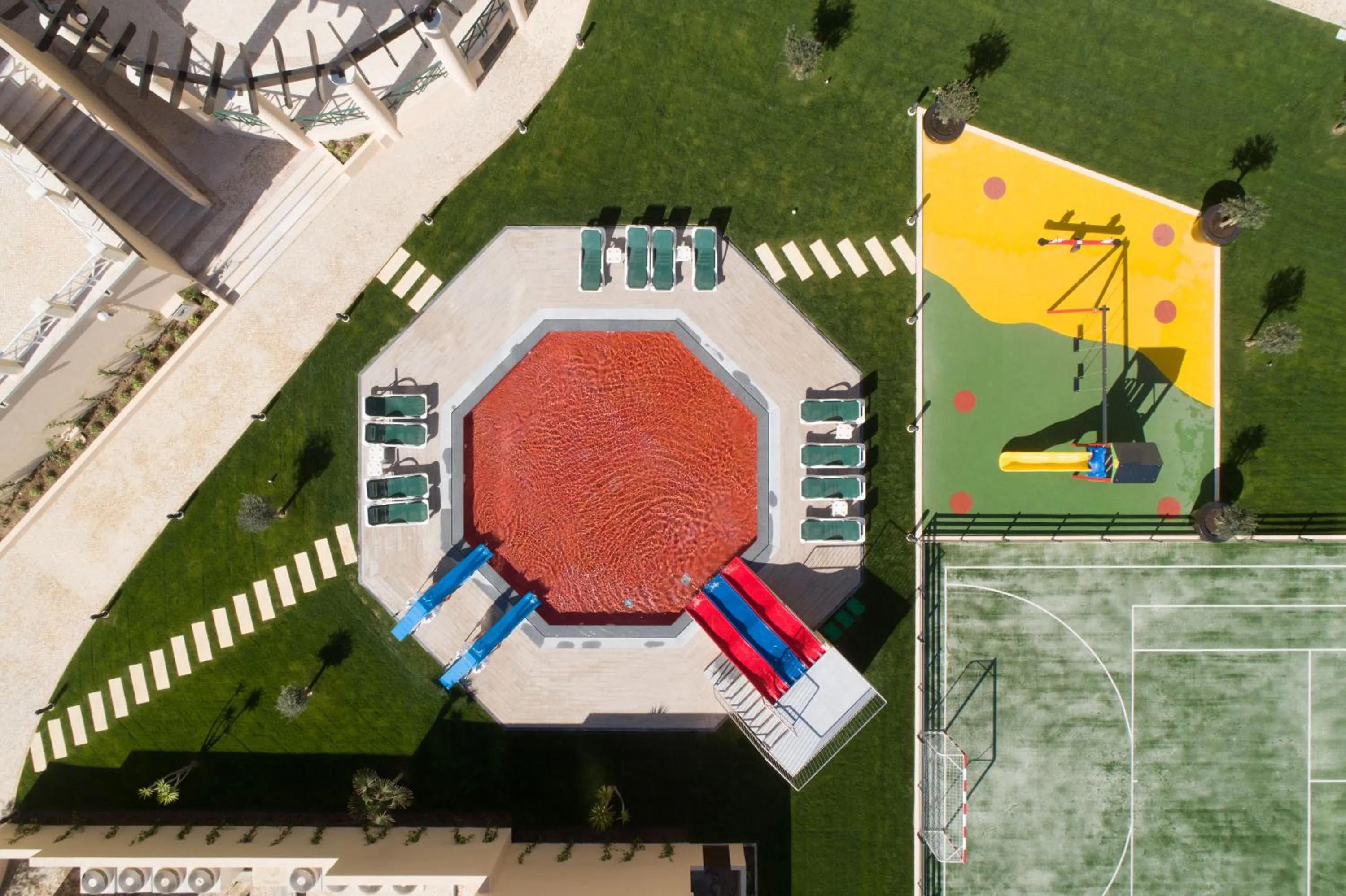 Children play ground in Vila Gale Ampalius