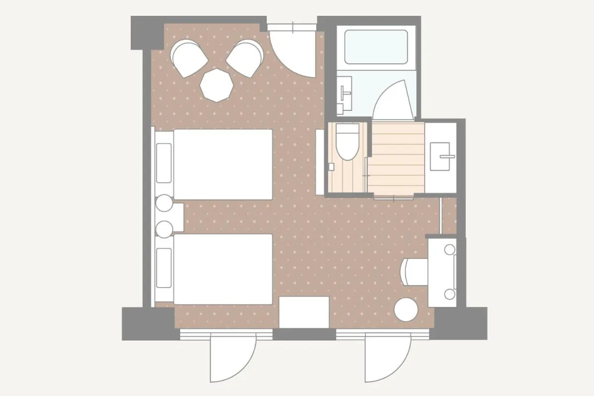 Floor plan in Hotel Boston Plaza Kusatsu