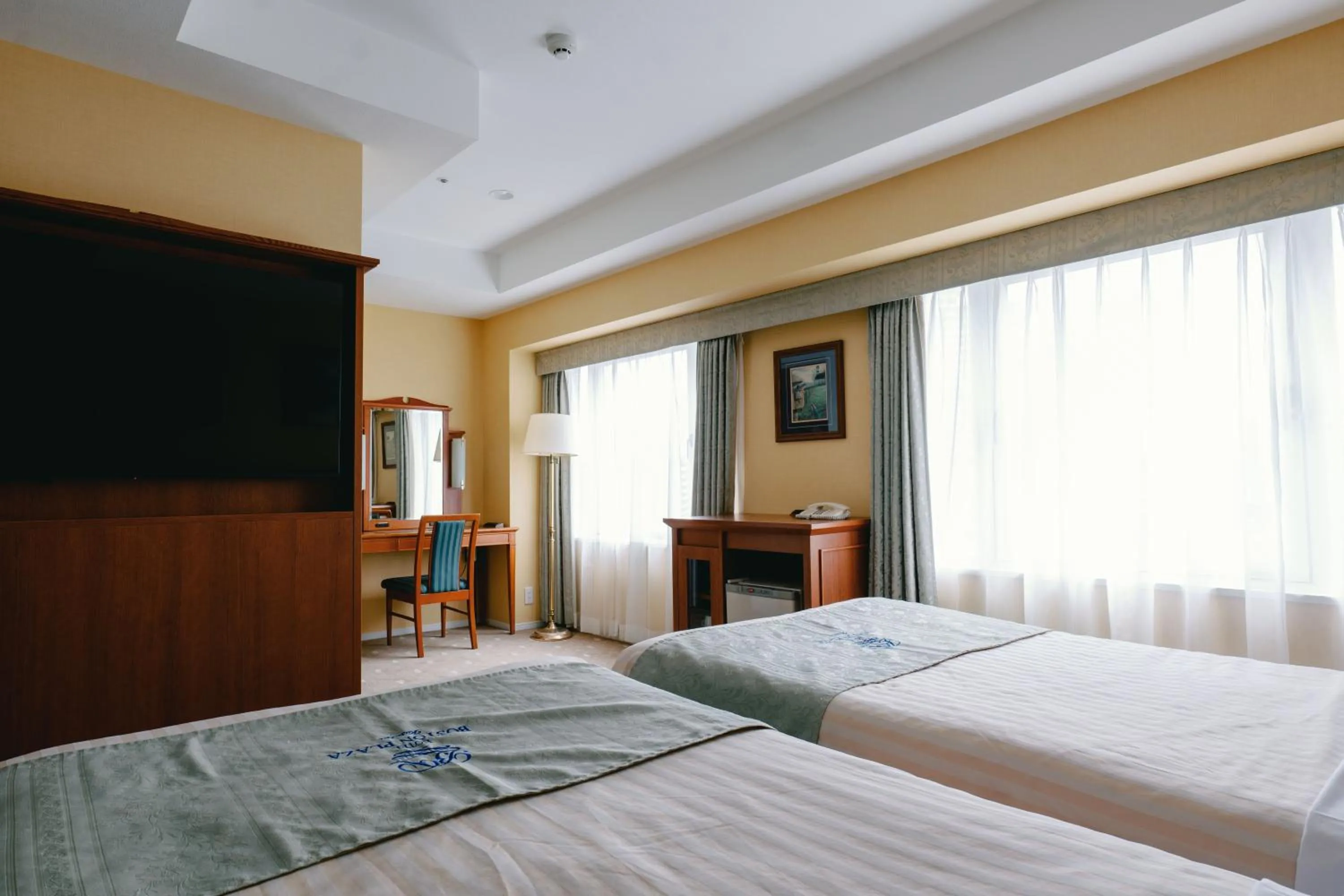 Bed in Hotel Boston Plaza Kusatsu