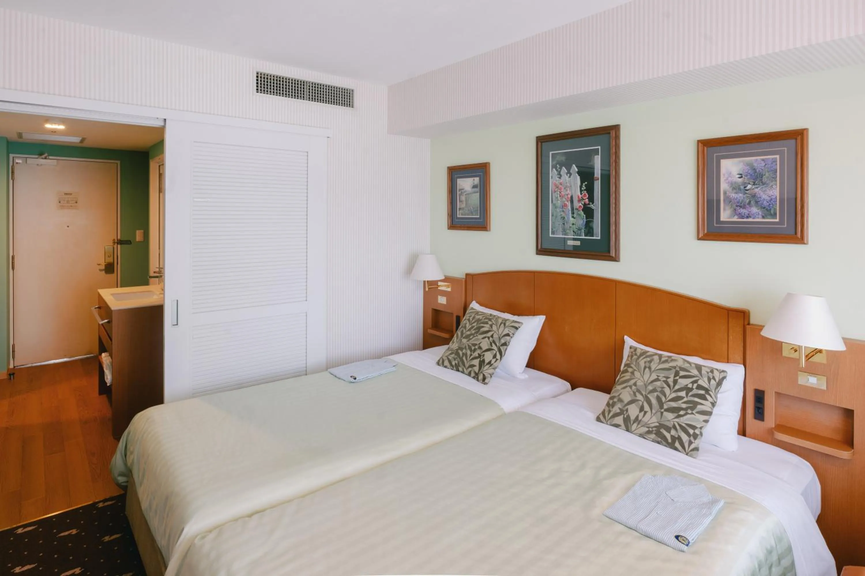 Bed in Hotel Boston Plaza Kusatsu