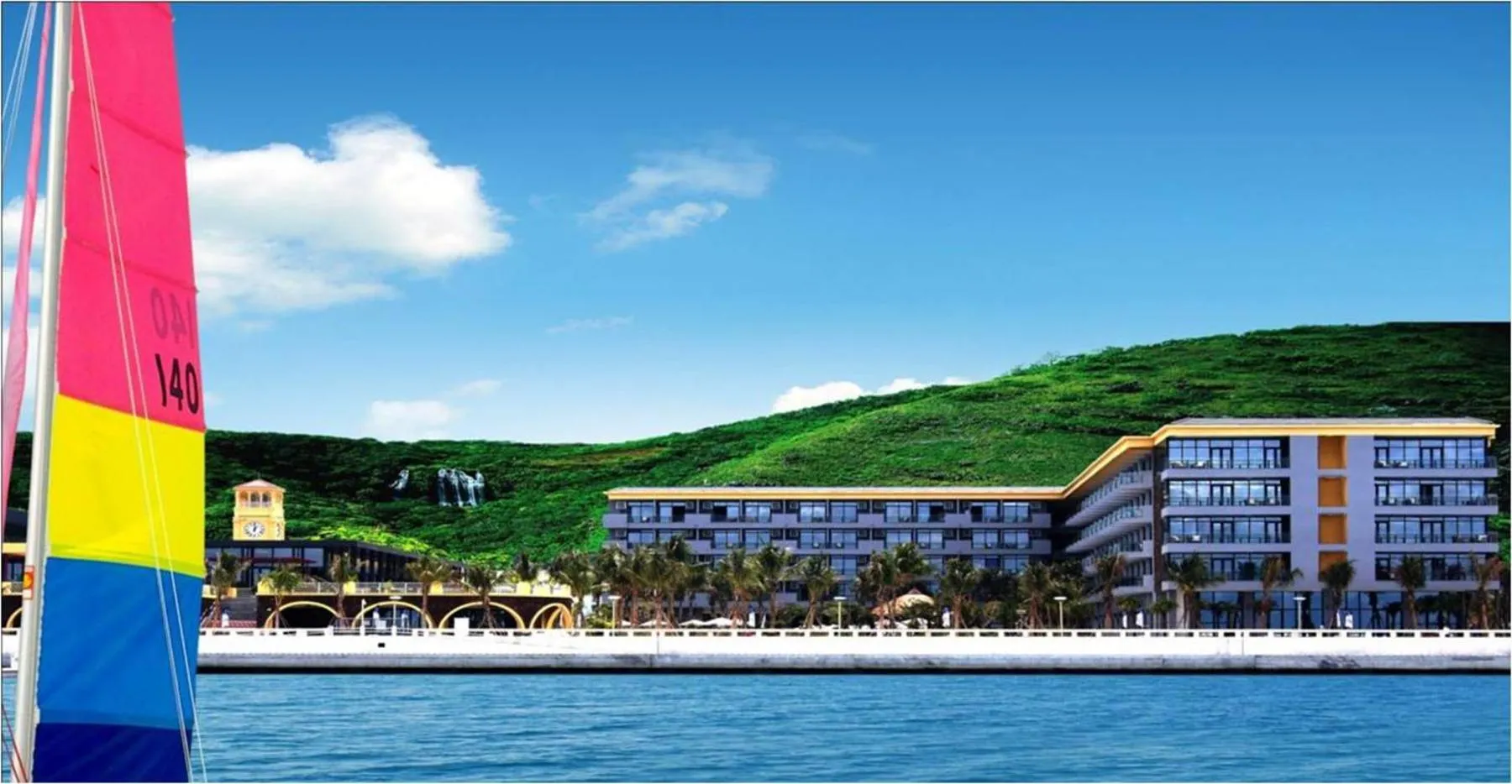Property building in Sanya Serenity Coast Marina Hotel