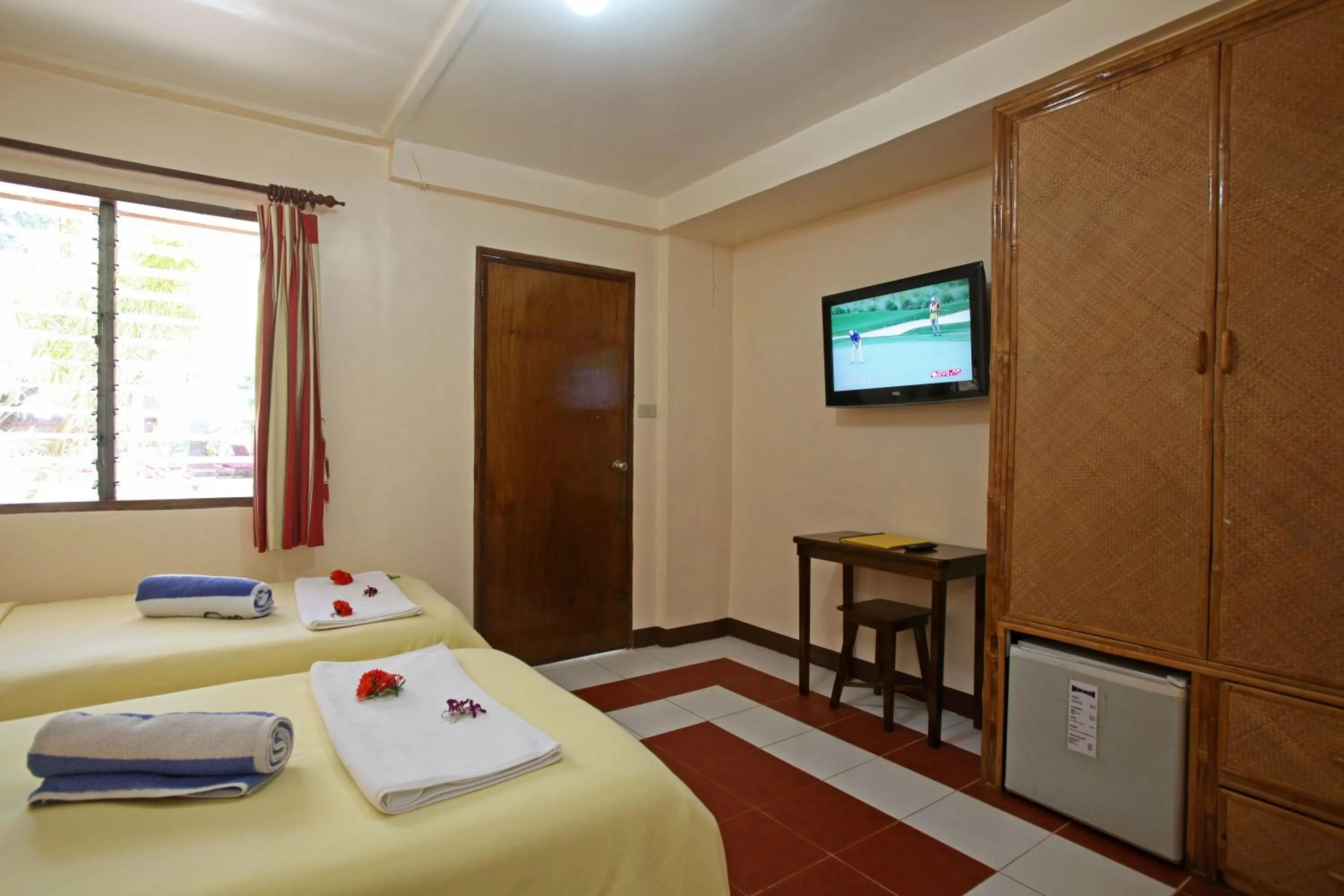 Bed in El Galleon Beach Resort