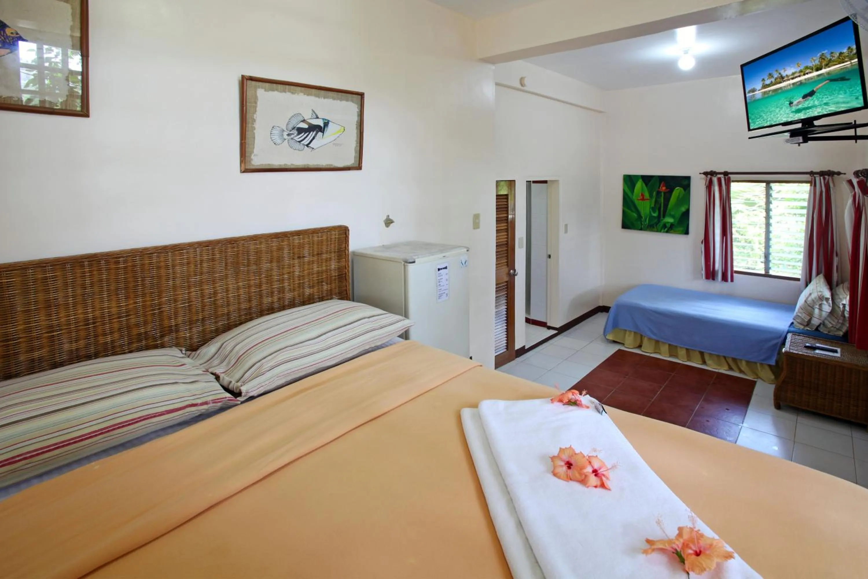 Bed in El Galleon Beach Resort