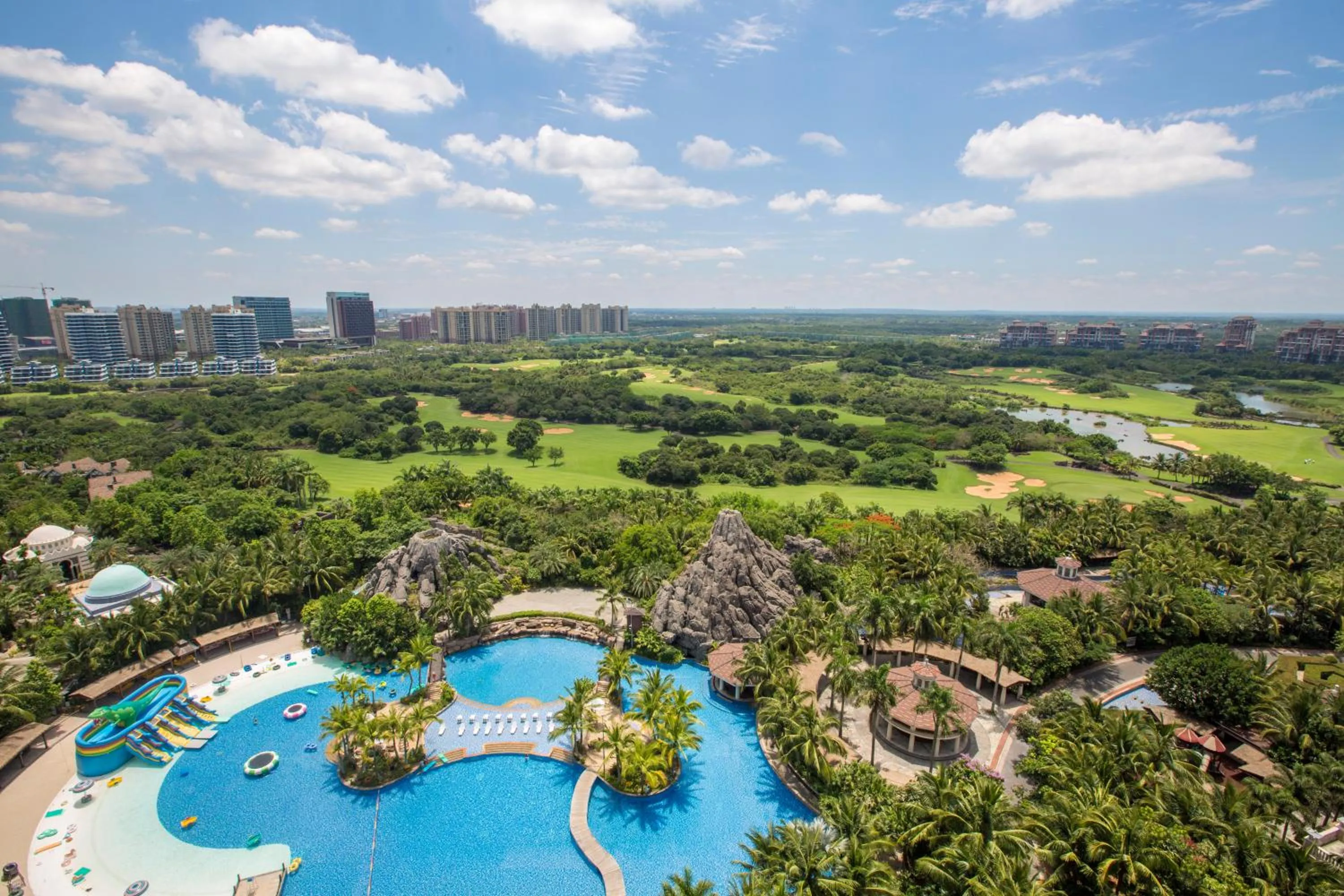 Aqua park in Mission Hills Resort Haikou