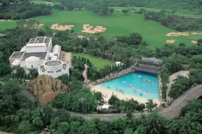 Aqua park in Mission Hills Resort Haikou