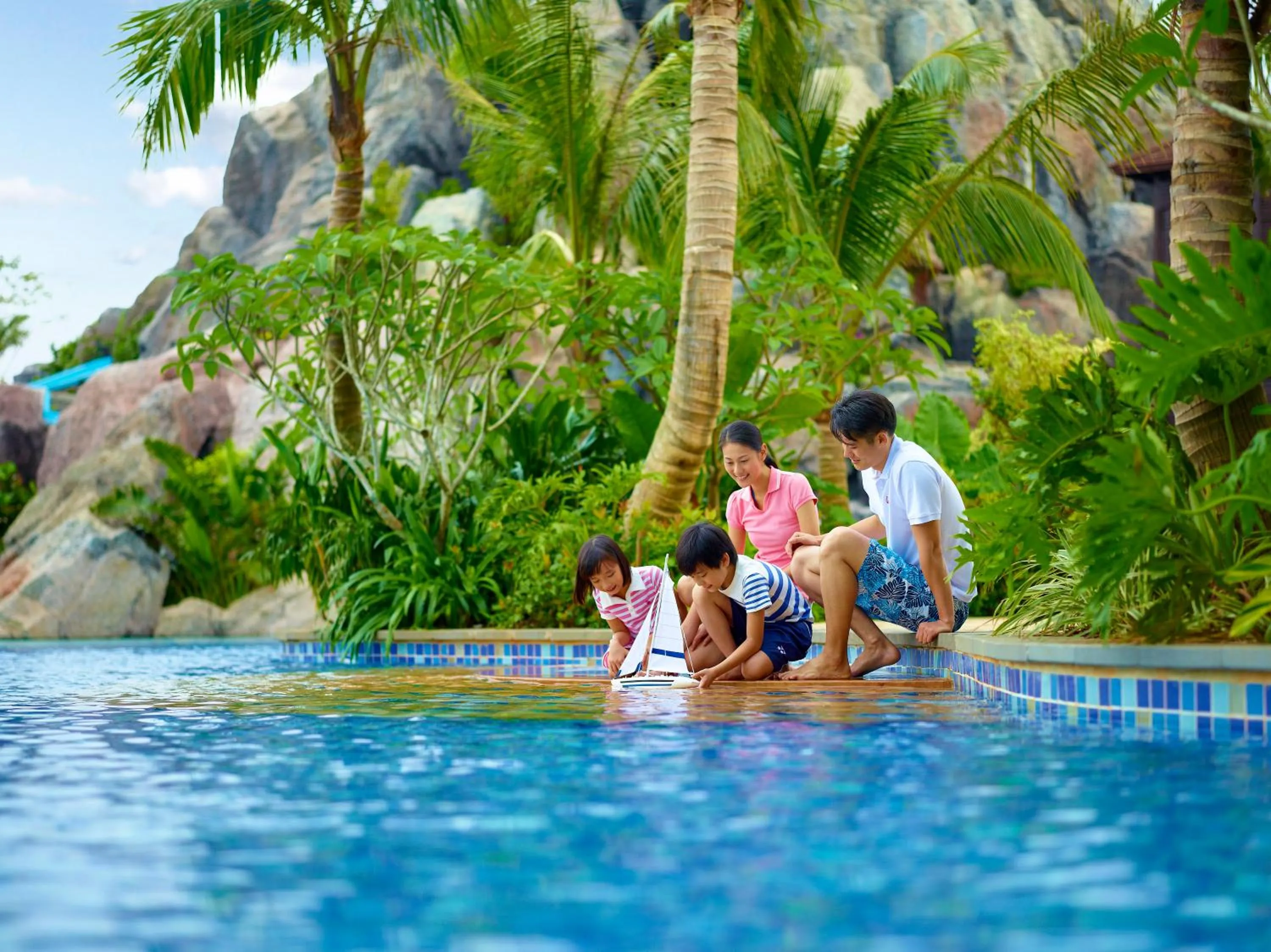 Aqua park in Mission Hills Resort Haikou