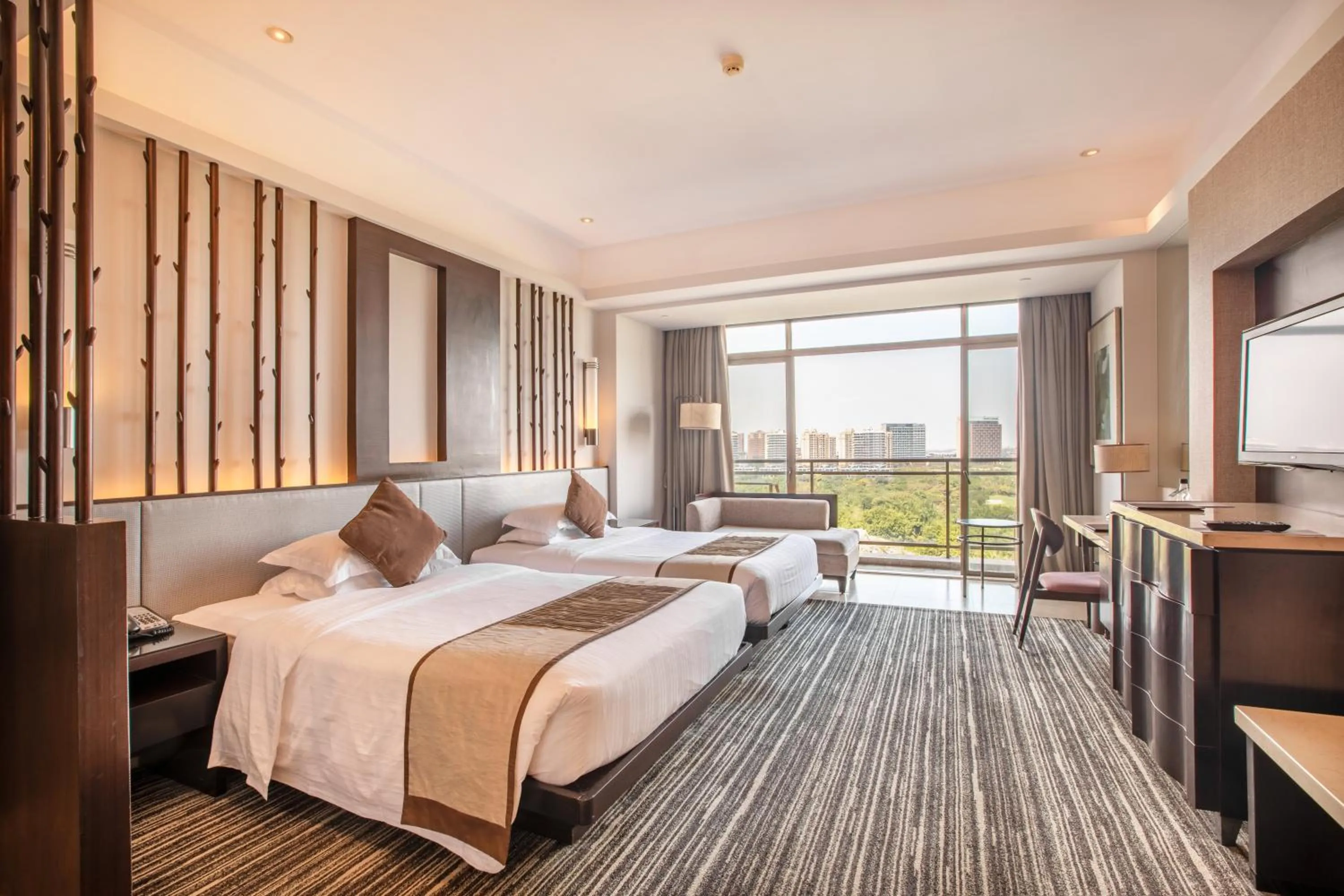 Bed in Mission Hills Resort Haikou