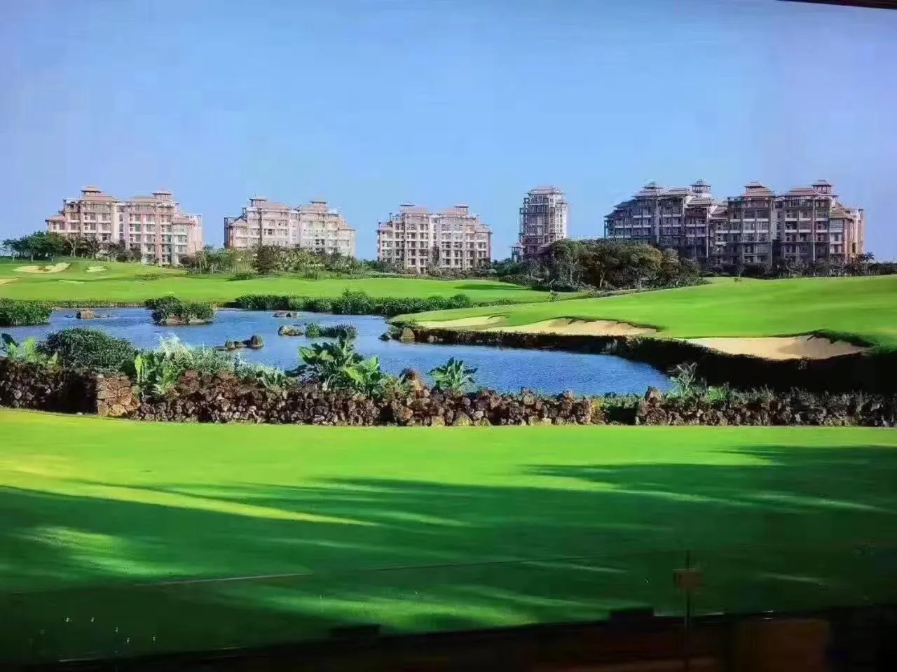 Golfcourse in Mission Hills Resort Haikou