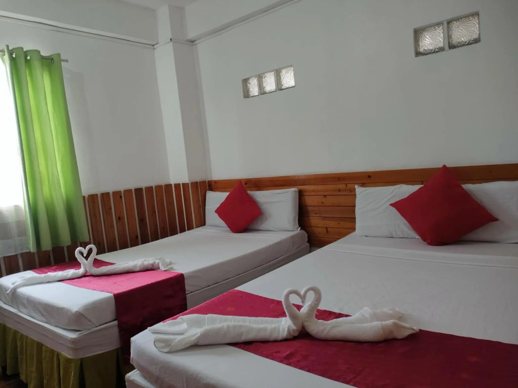 Bed in Axis Pension Hotel