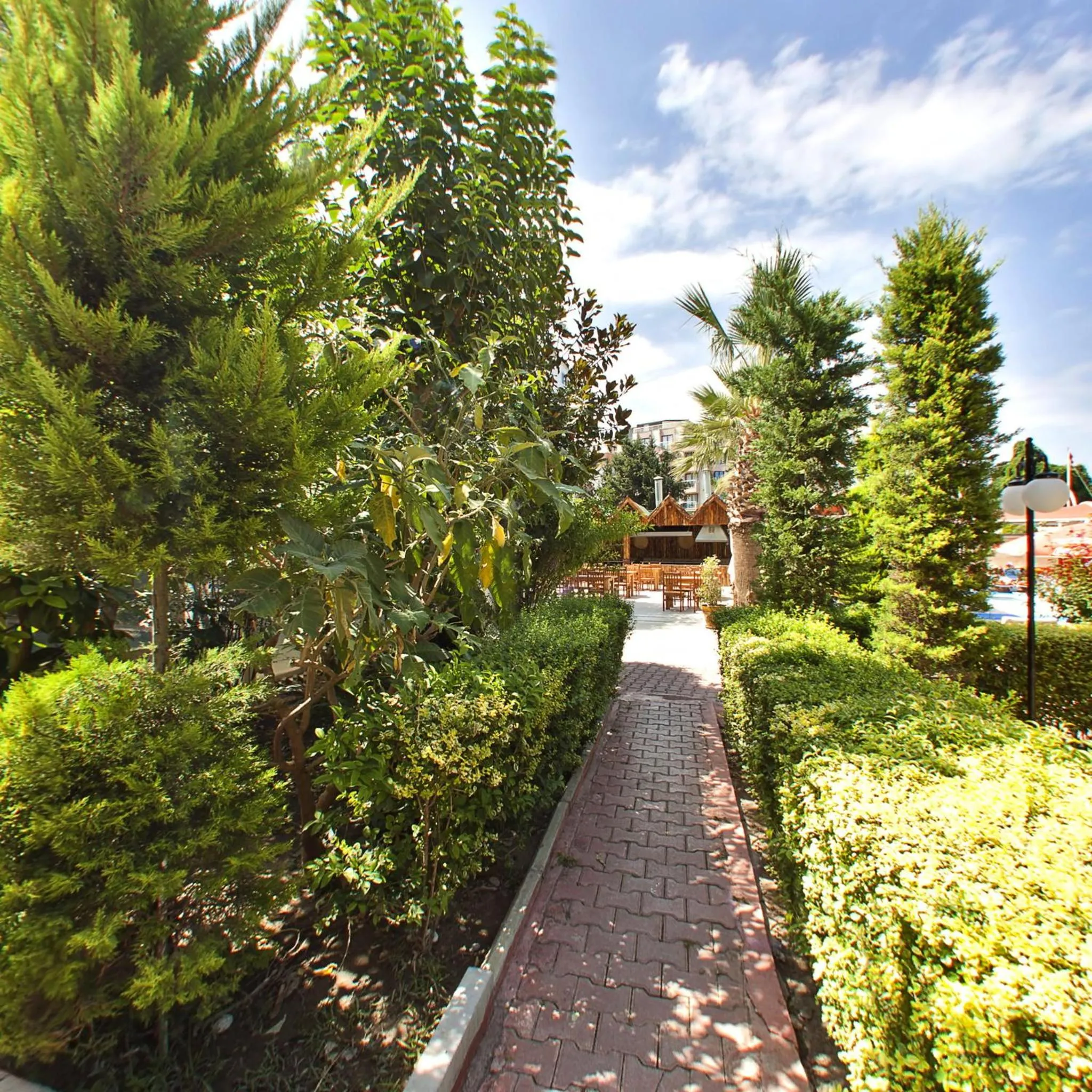 Garden view in Lims Bona Dea Beach Hotel