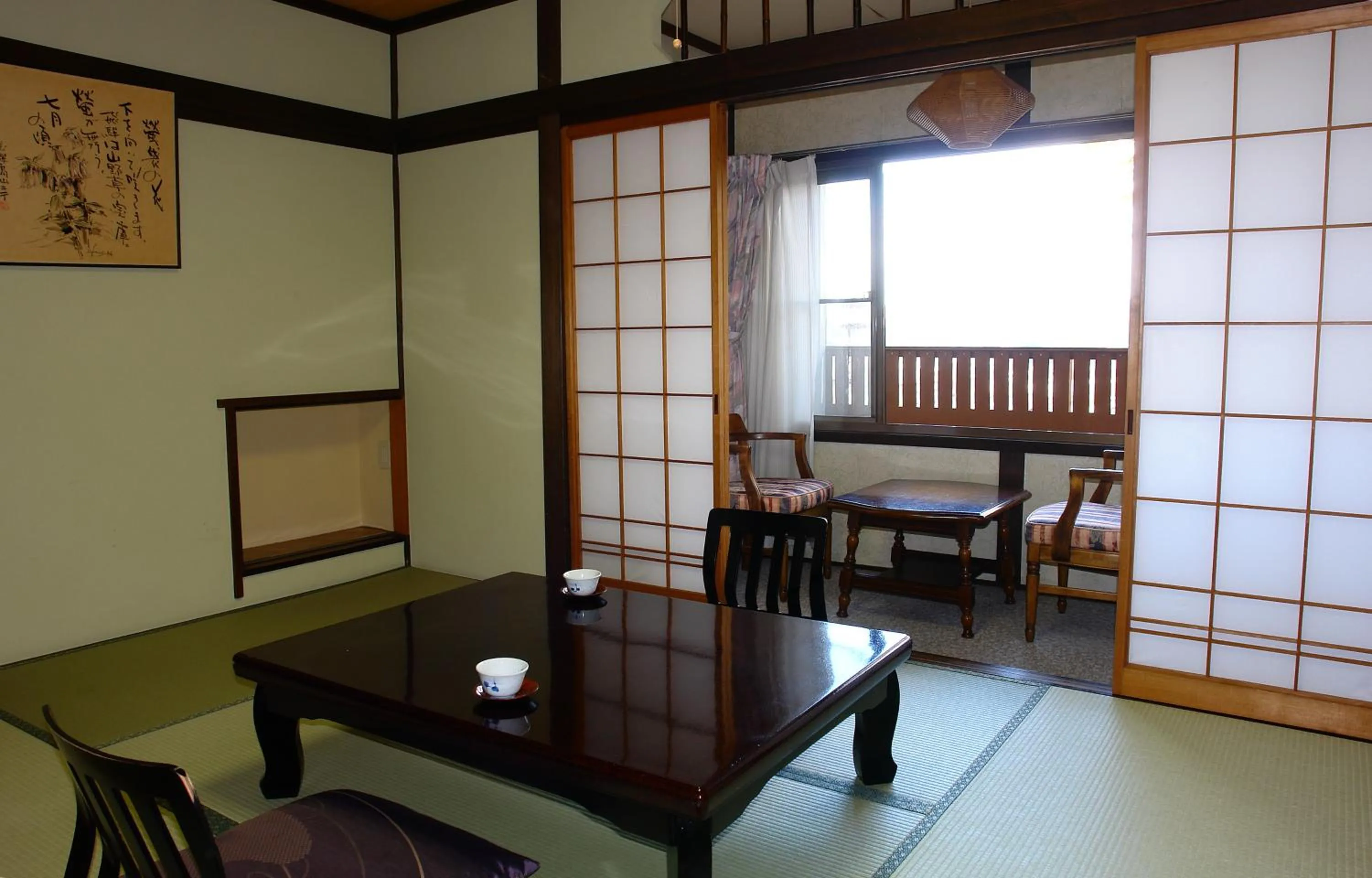 Photo of the whole room in Hidatakayama Futarishizuka Hakuun