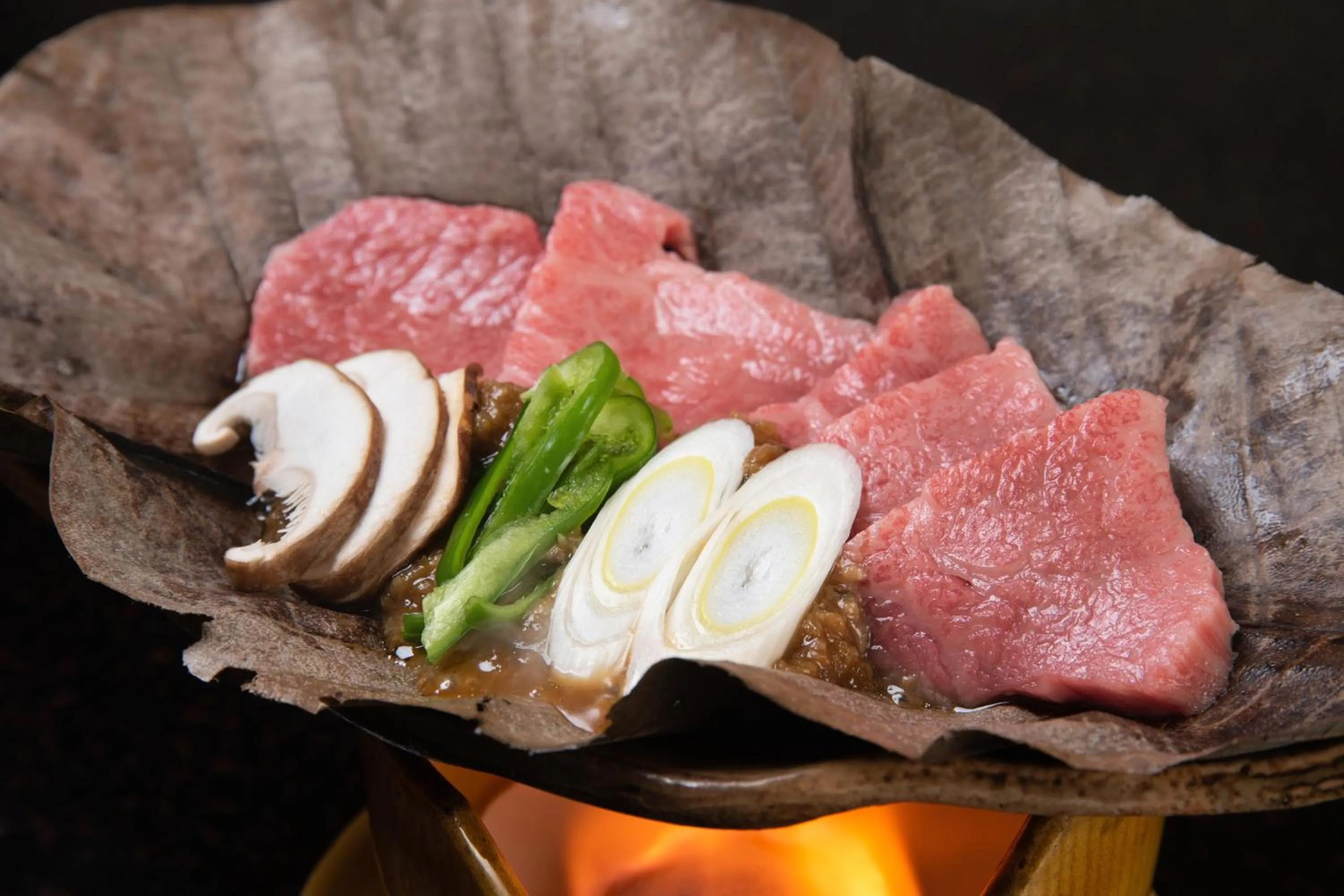 Dinner in Hidatakayama Futarishizuka Hakuun