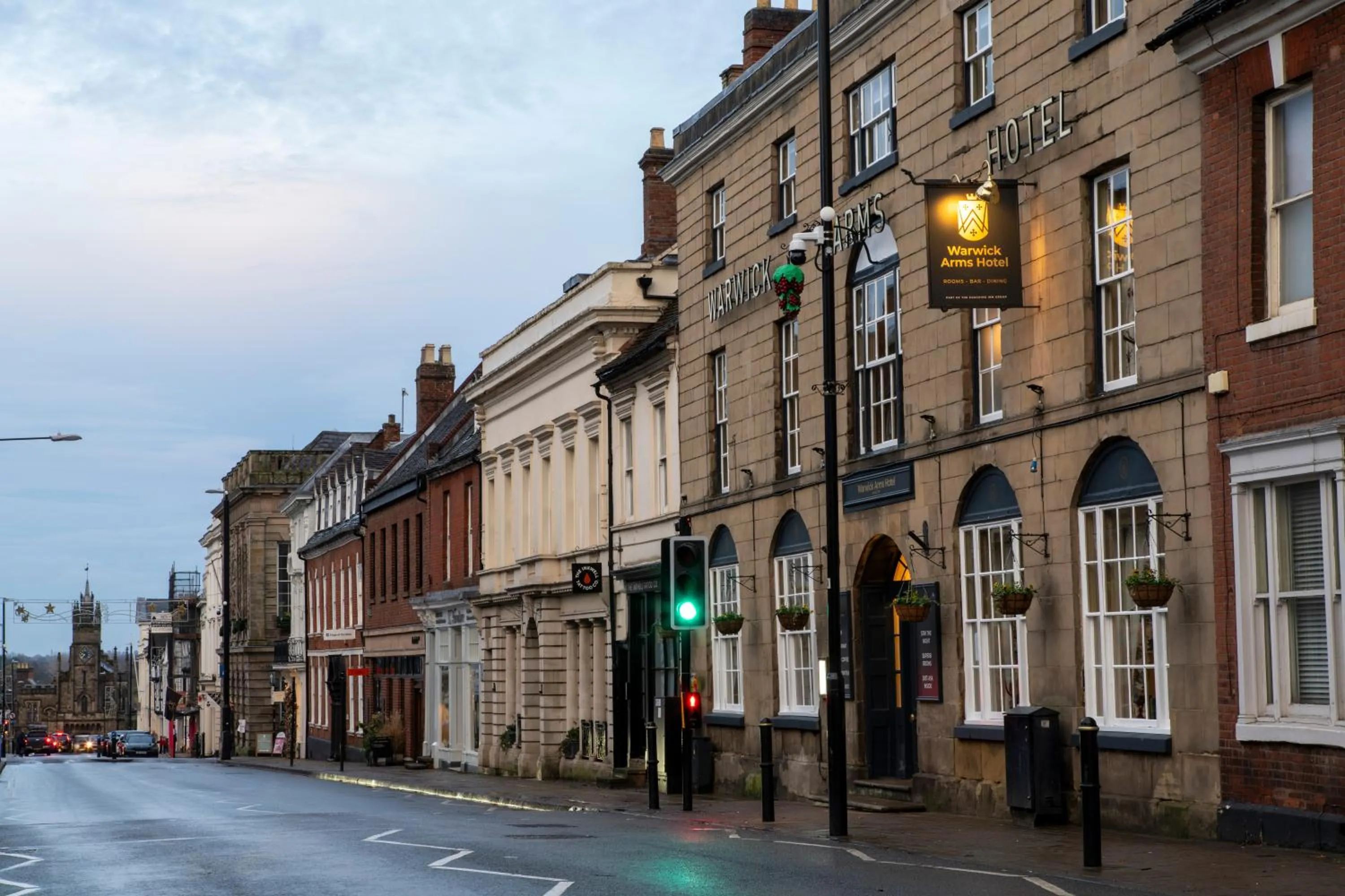 Property building in The Warwick Arms Hotel - The Coaching Inn Group
