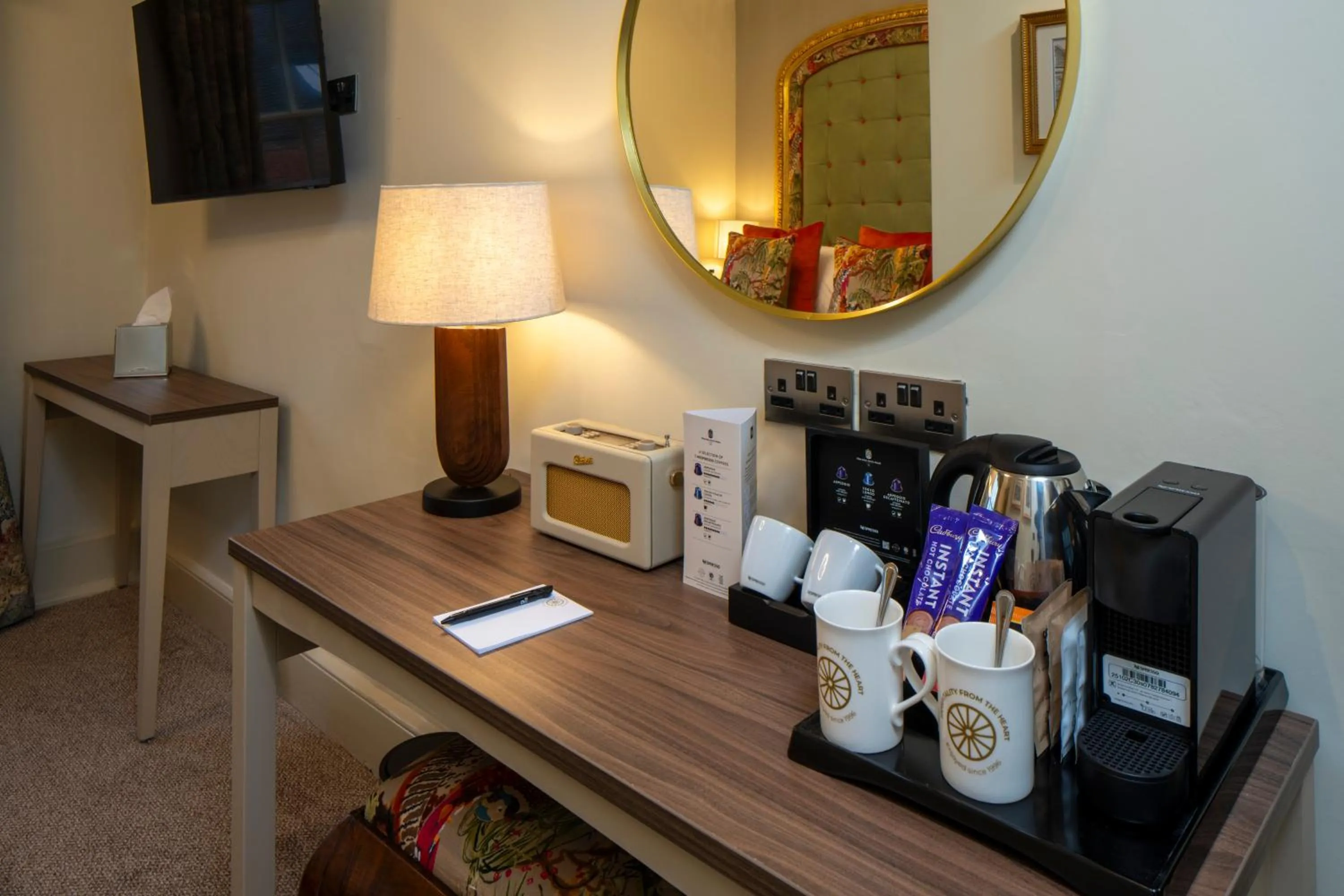 Bedroom in The Warwick Arms Hotel - The Coaching Inn Group