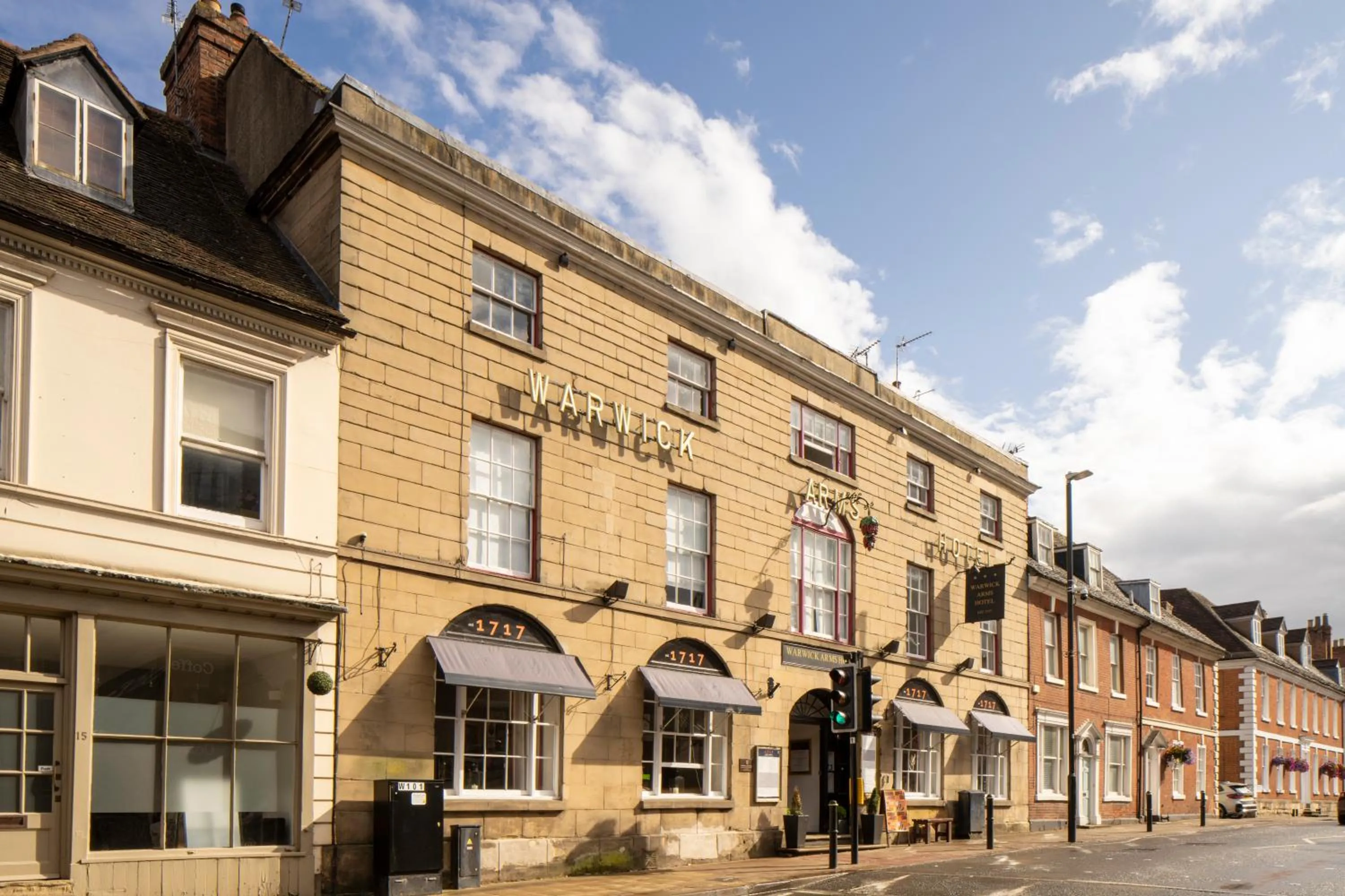 Property building in The Warwick Arms Hotel - The Coaching Inn Group