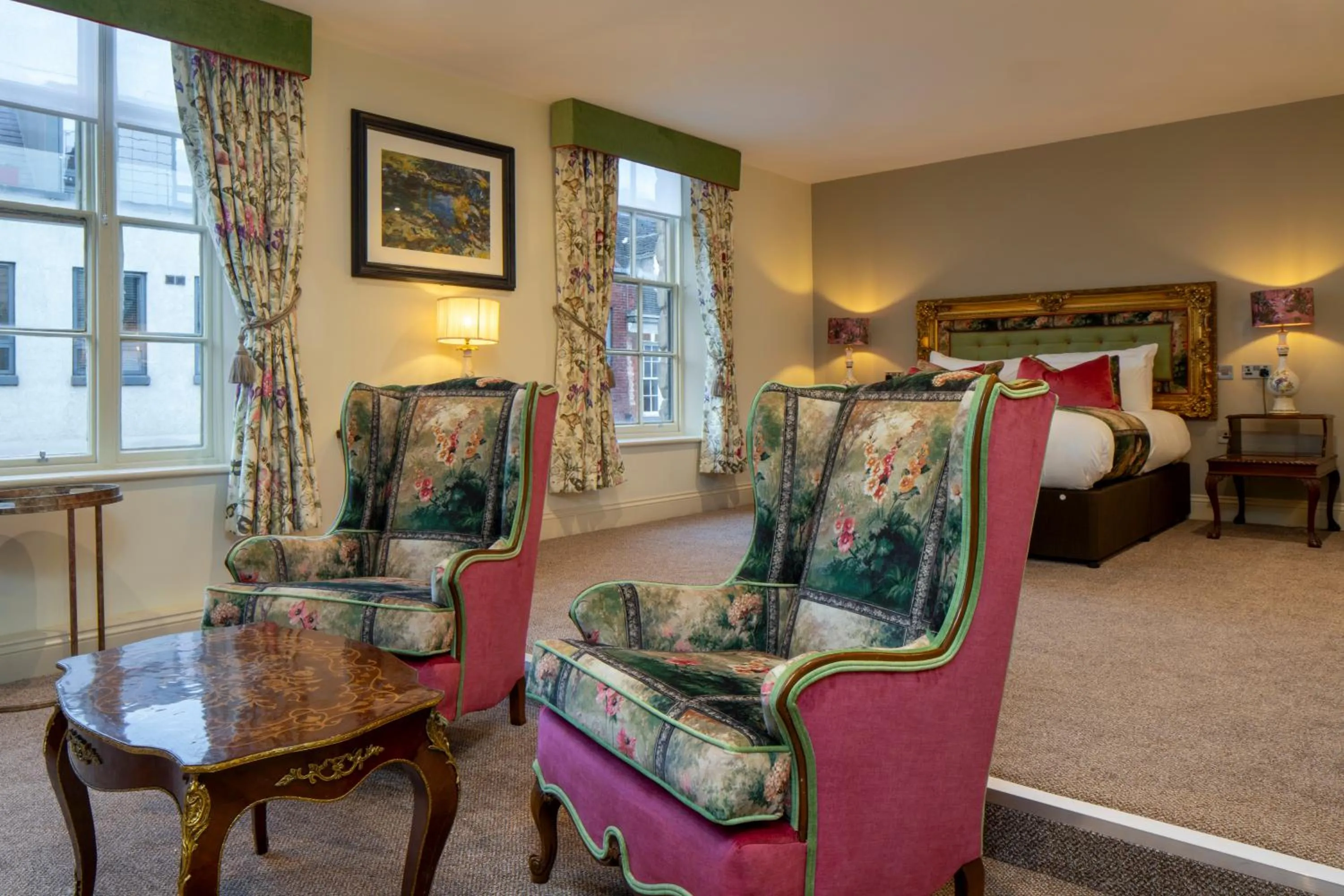 Bedroom in The Warwick Arms Hotel - The Coaching Inn Group