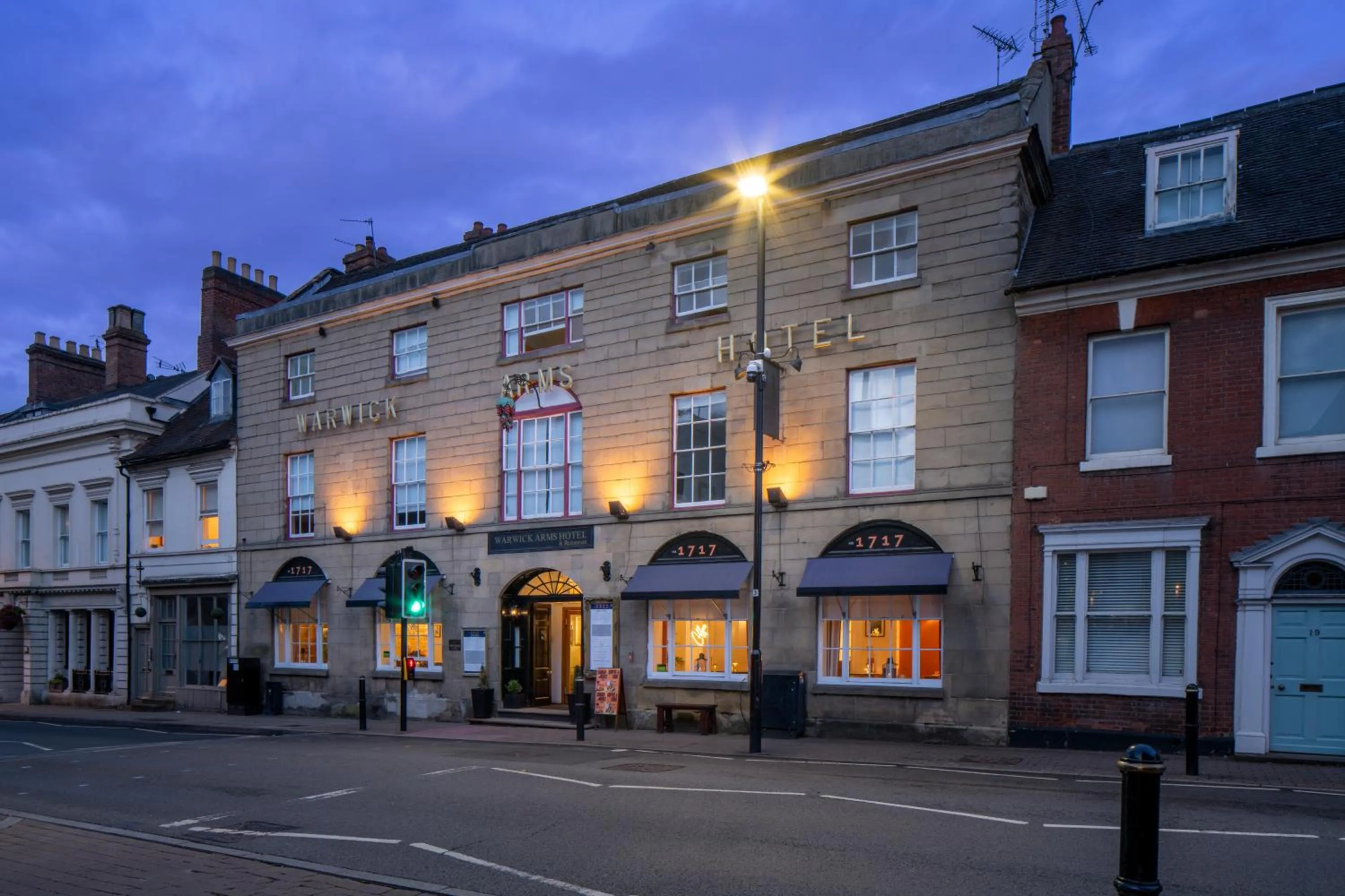 Property building in The Warwick Arms Hotel - The Coaching Inn Group