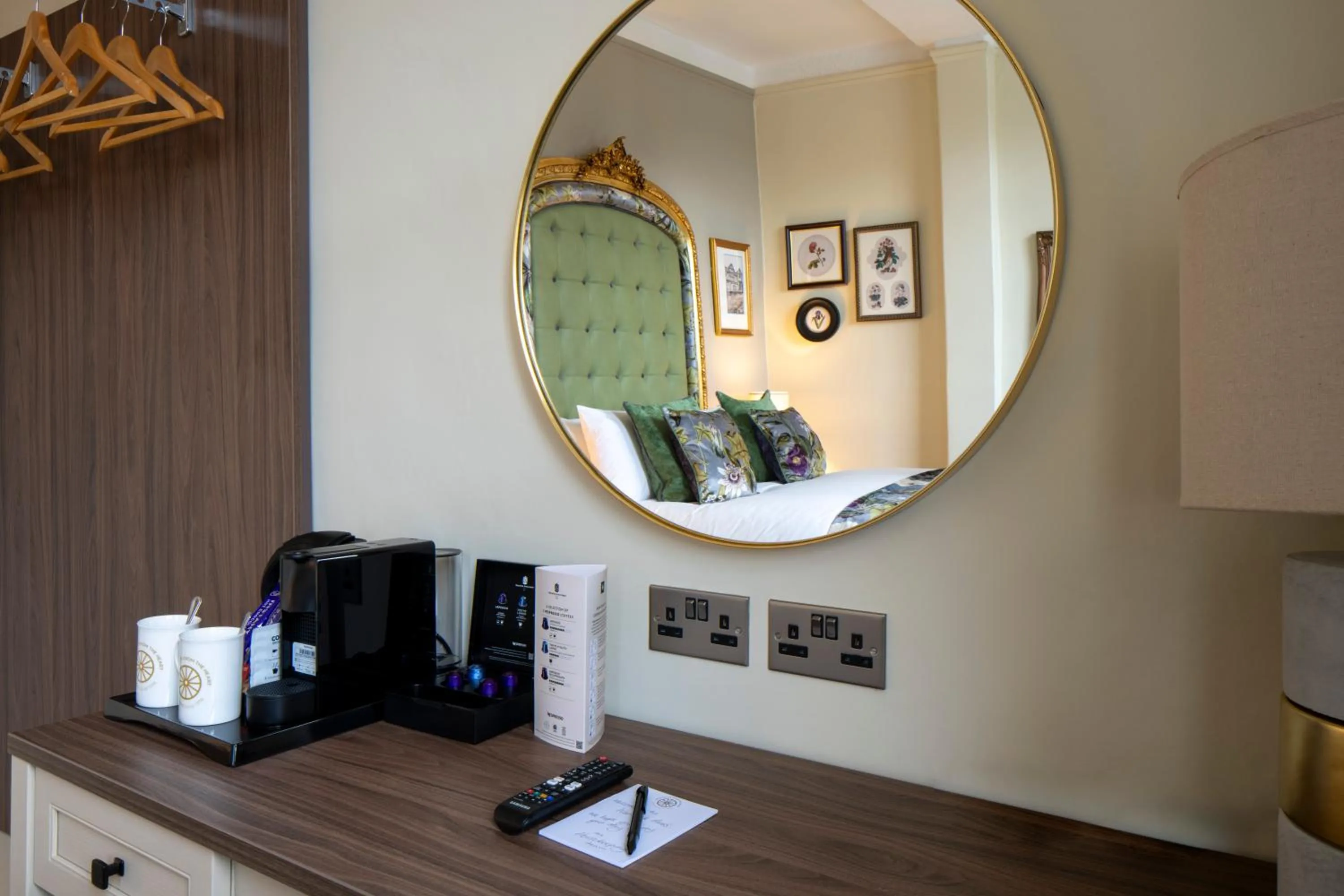 Bedroom in The Warwick Arms Hotel - The Coaching Inn Group