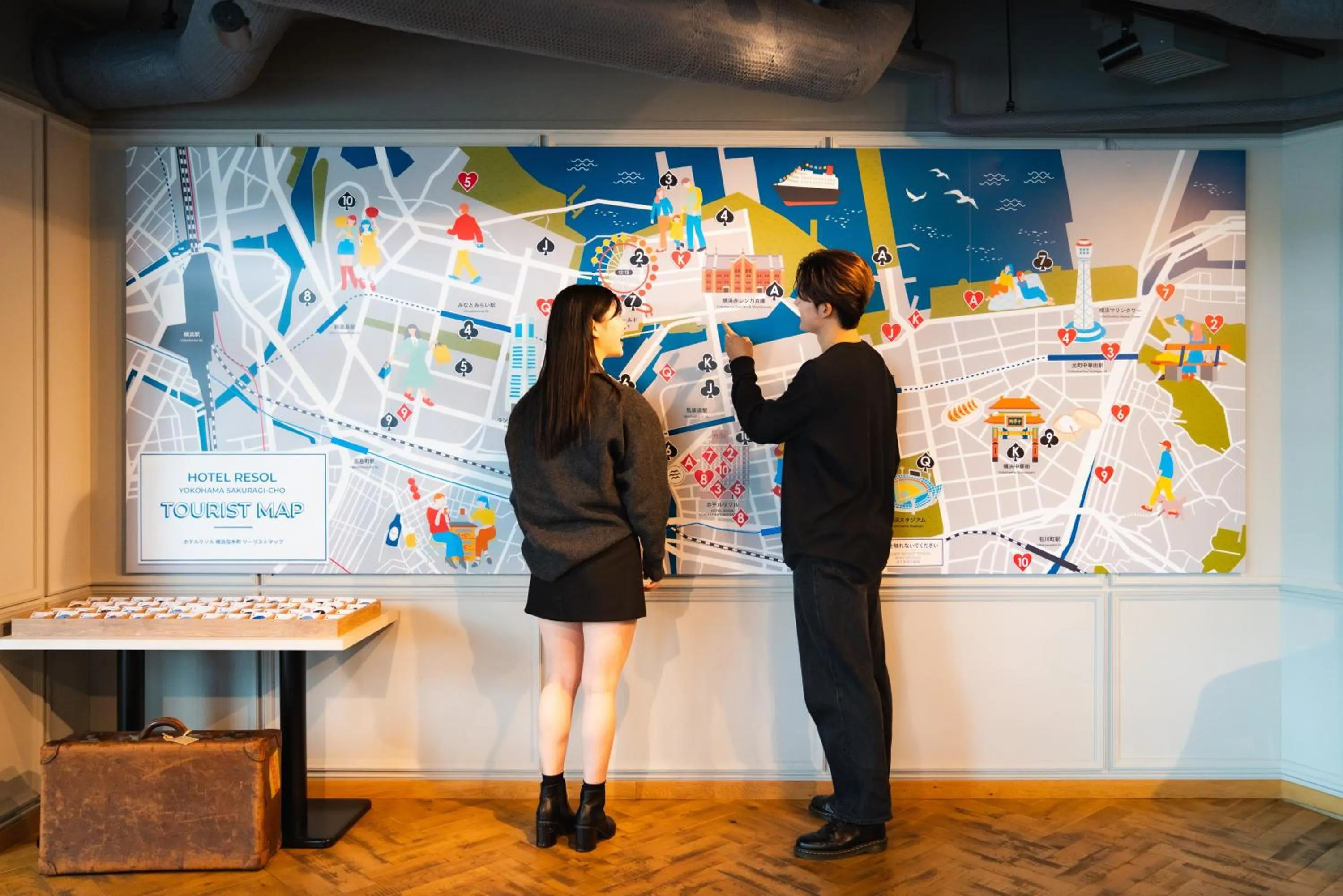 Communal lounge/ TV room in Hotel Resol Yokohama Sakuragicho