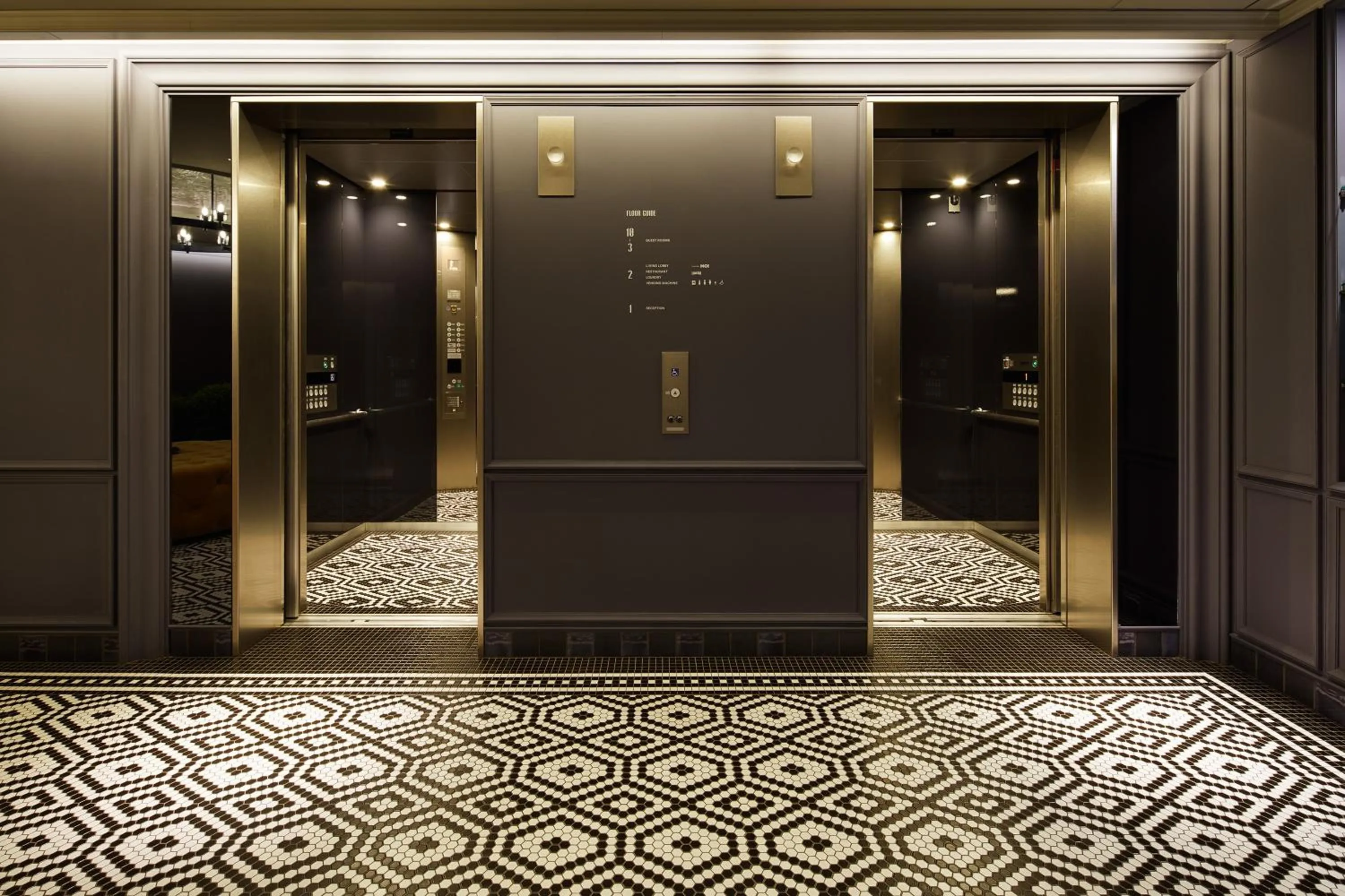 elevator in Hotel Resol Yokohama Sakuragicho