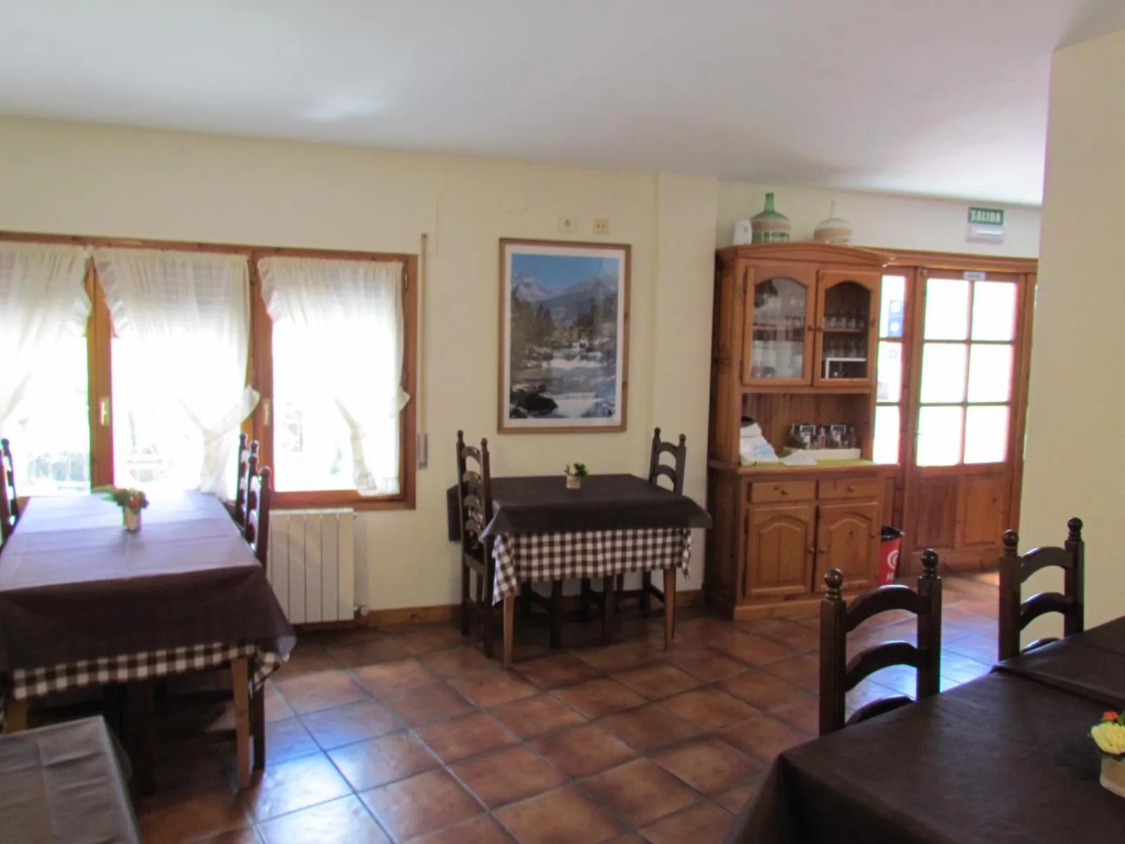 Dining area in Hotel Las Nieves