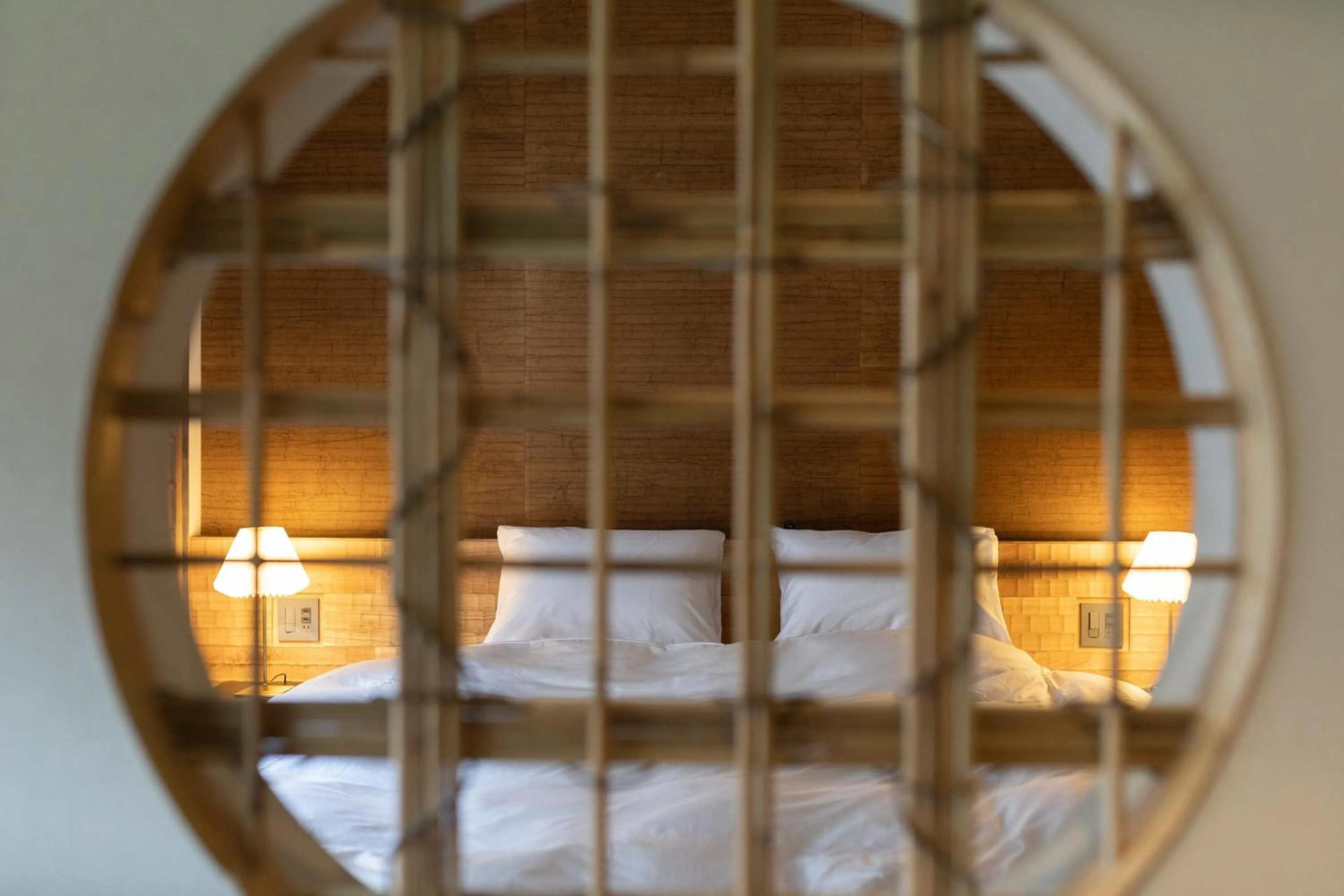 Decorative detail, Bed in Campton Kiyomizu Vacation Rental