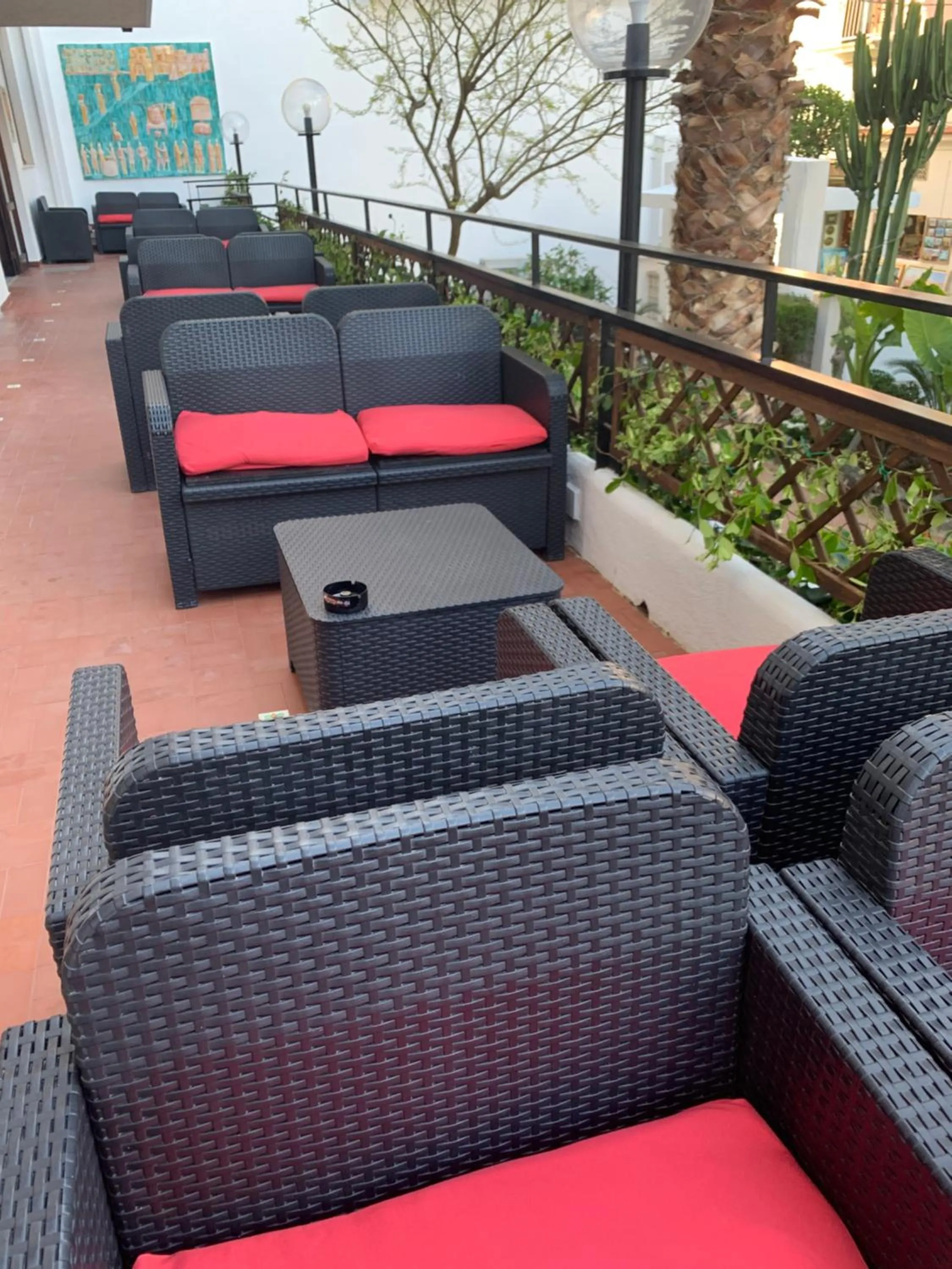 Balcony/Terrace in Hotel Conte