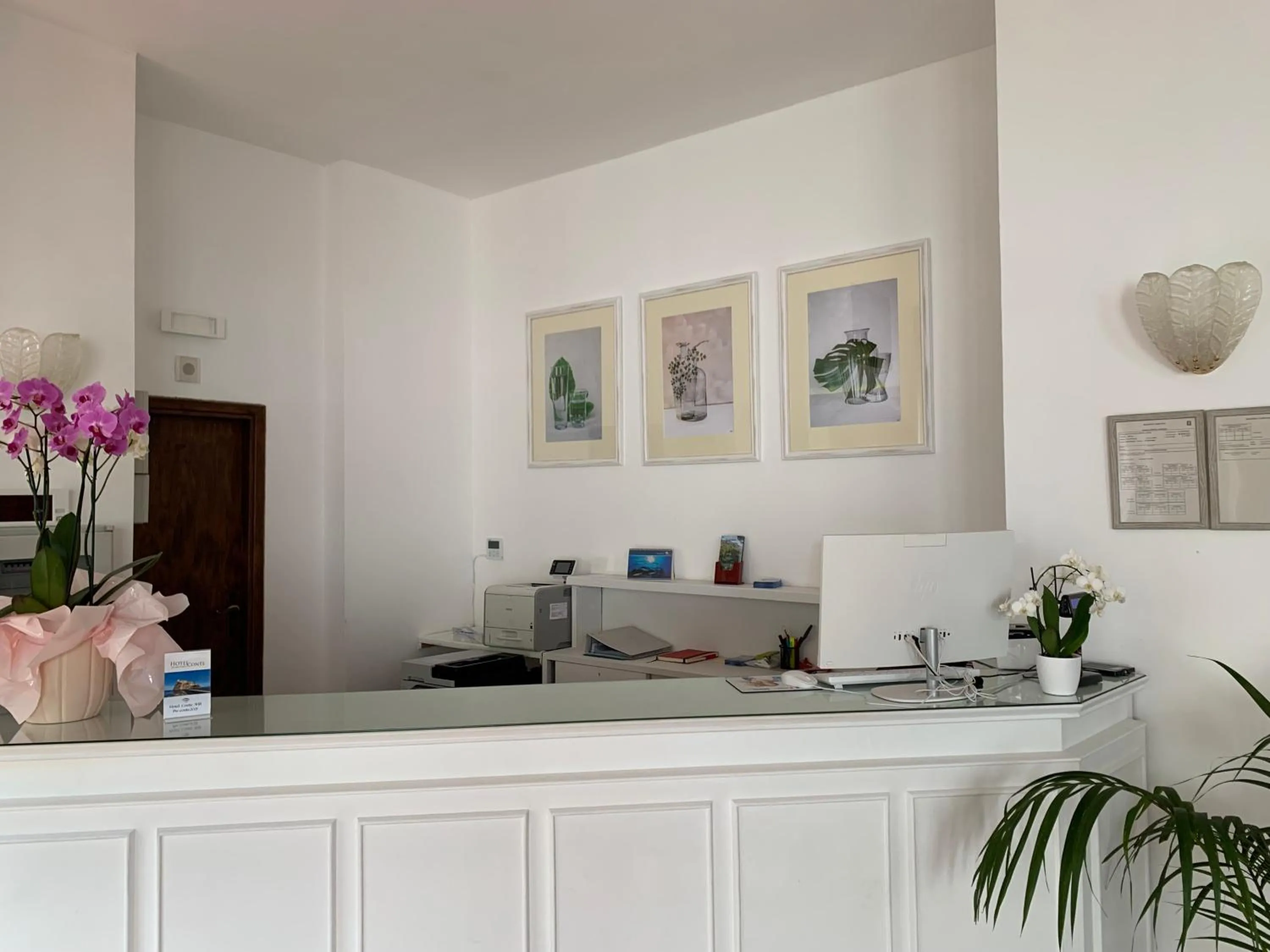 Lobby or reception in Hotel Conte