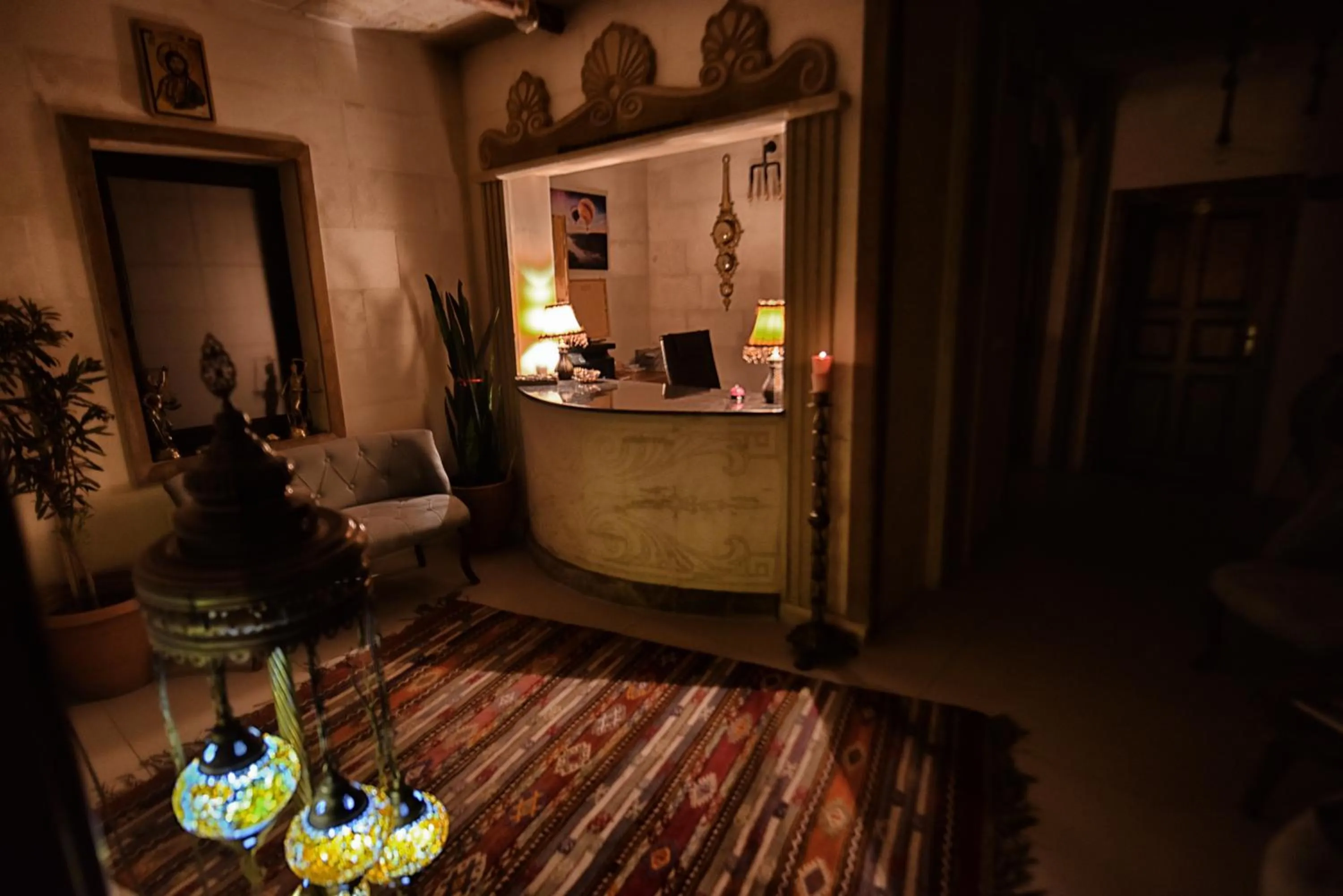 Lobby or reception in EL NAZAR STONE SUİTE