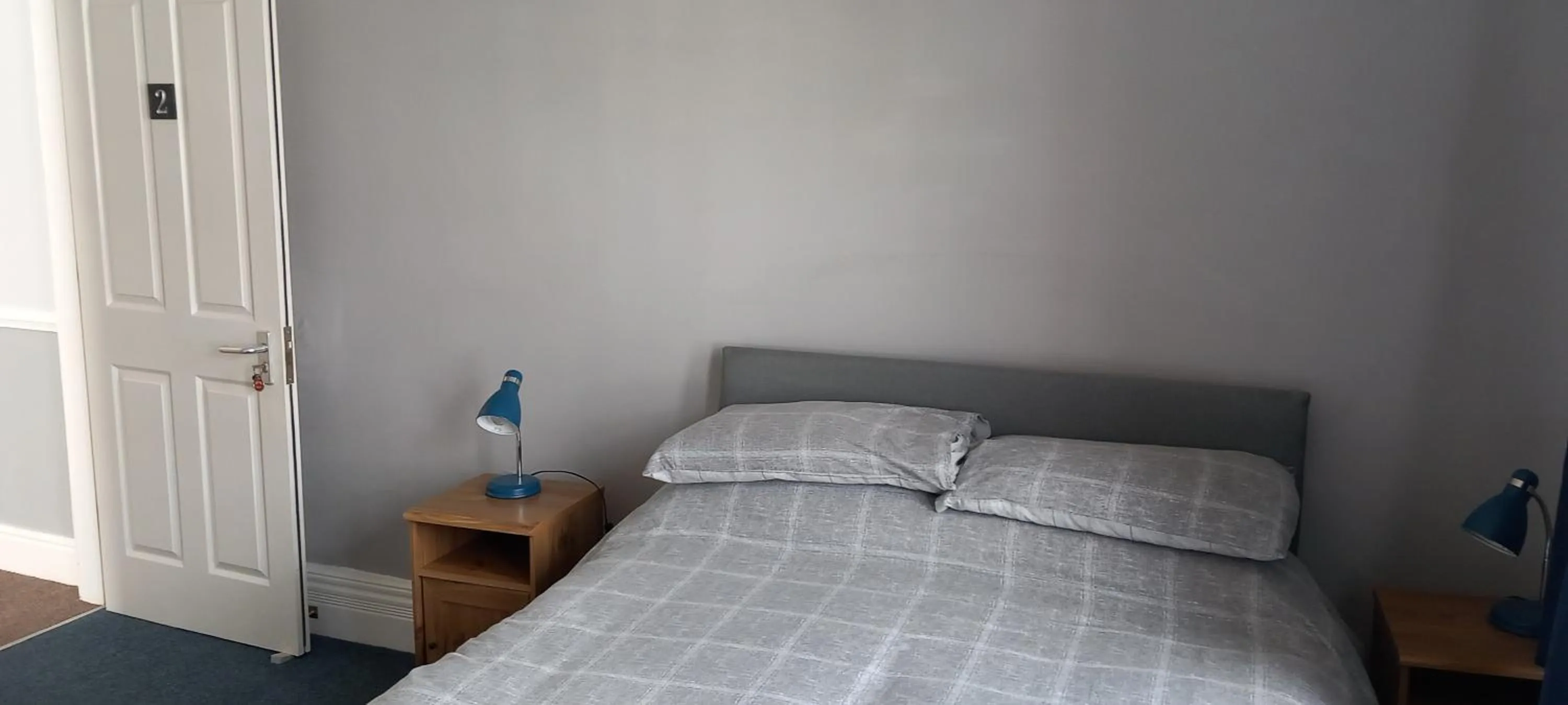 Bed in Ty Castell Guest House