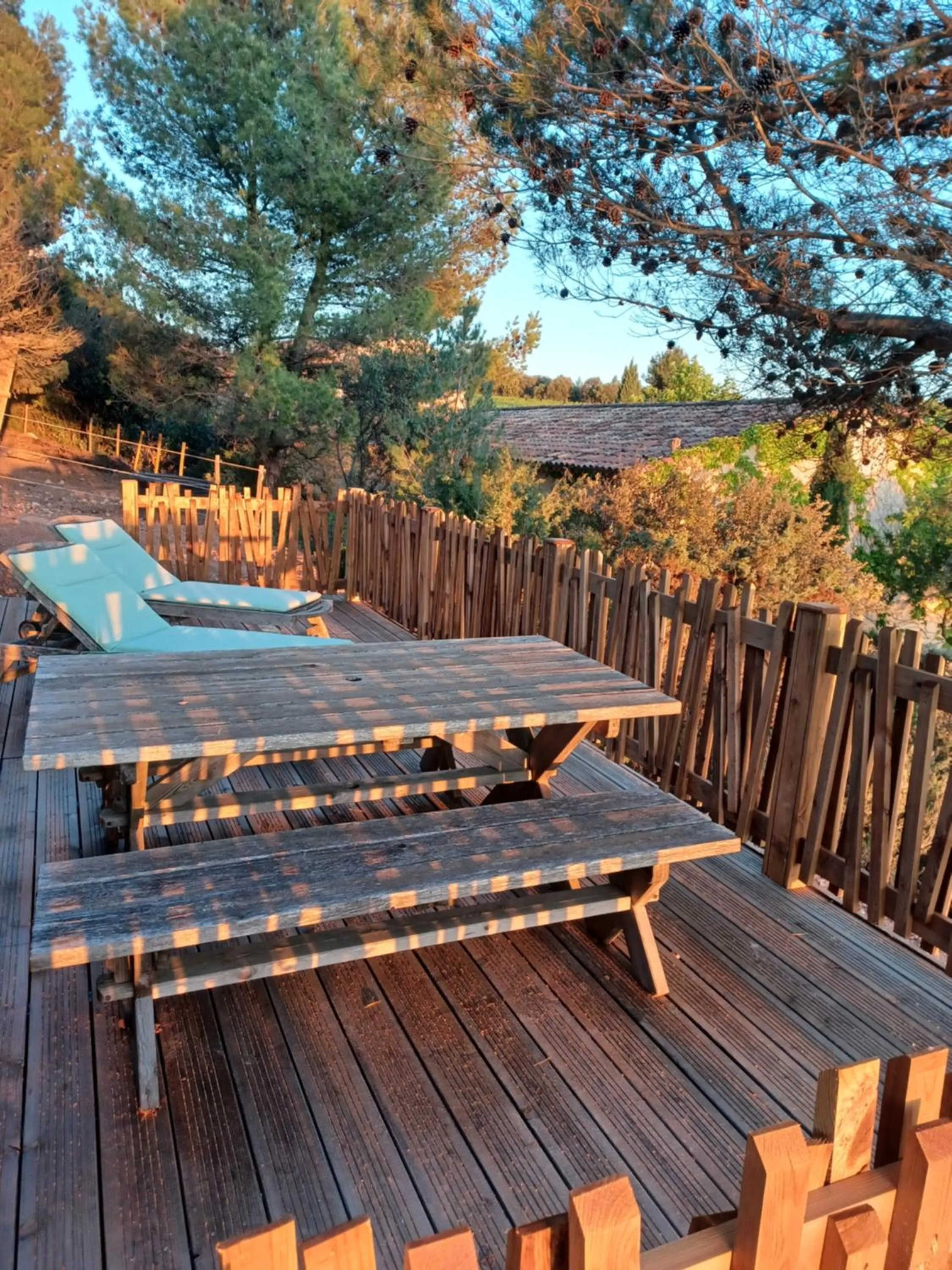 sunbed in Domaine de Villemus