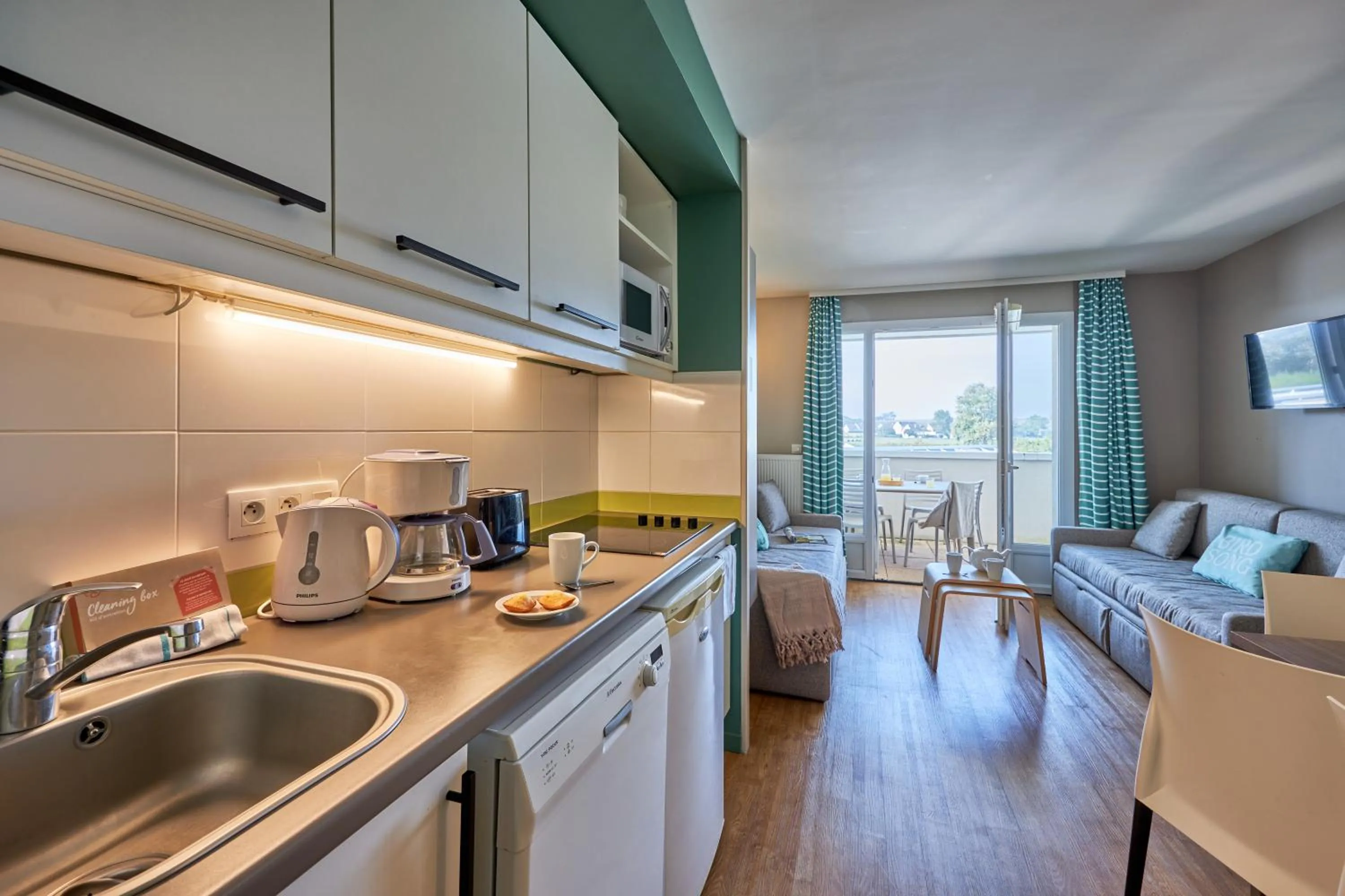 Patio in Pierre & Vacances Résidence Le Chant des Oiseaux