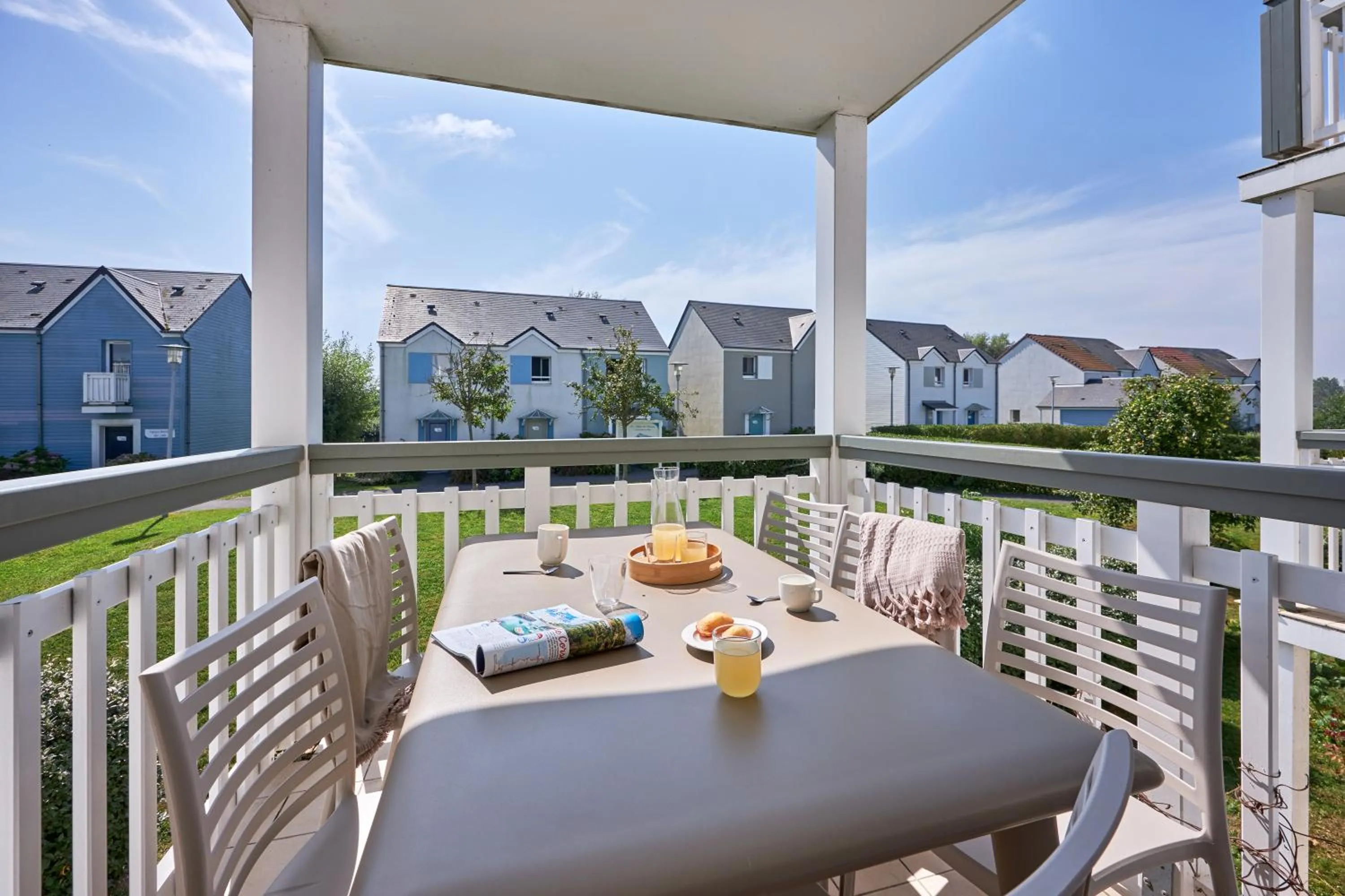 Patio in Pierre & Vacances Résidence Le Chant des Oiseaux