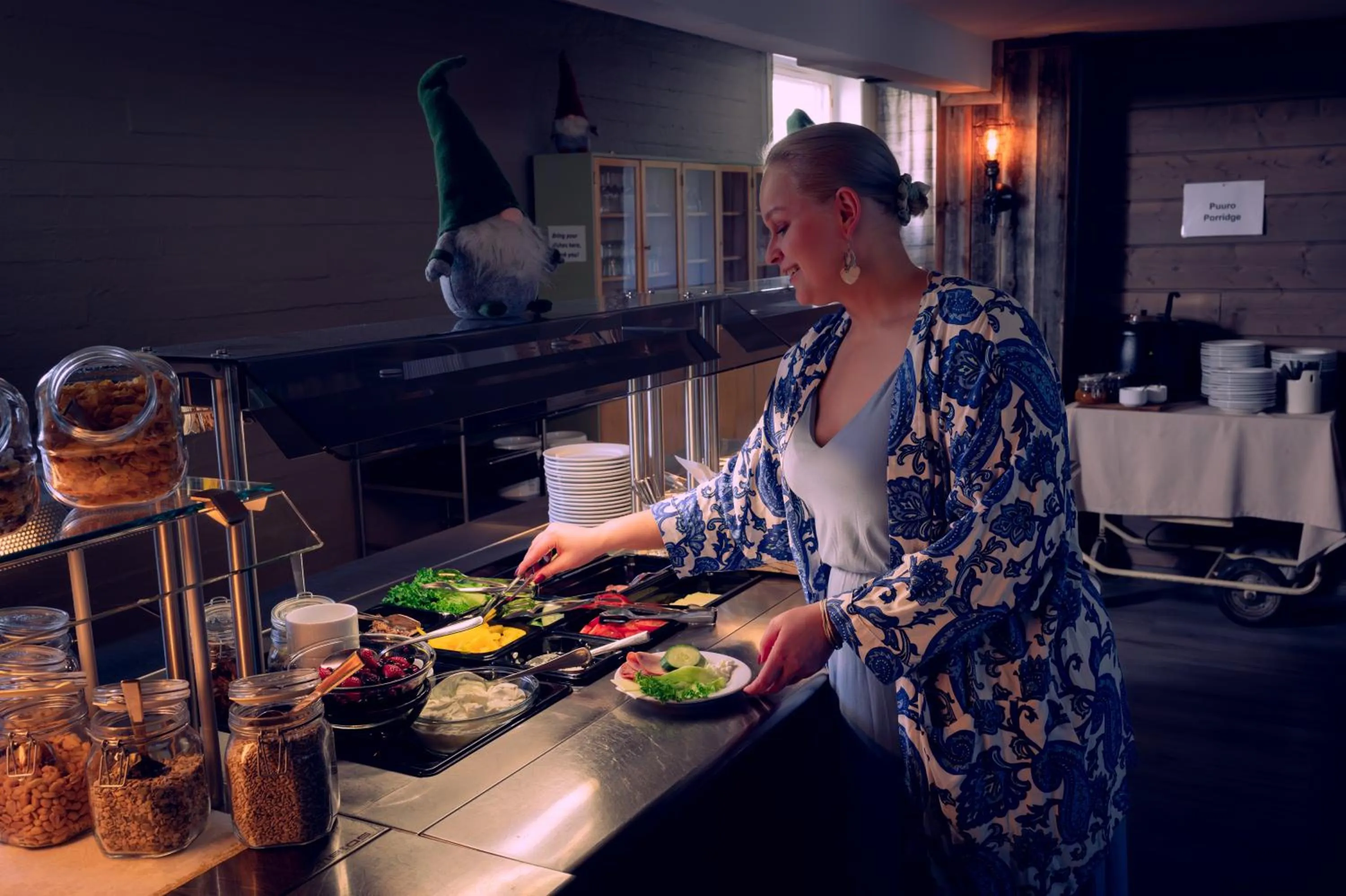 Restaurant/places to eat in Hotel Metsähirvas