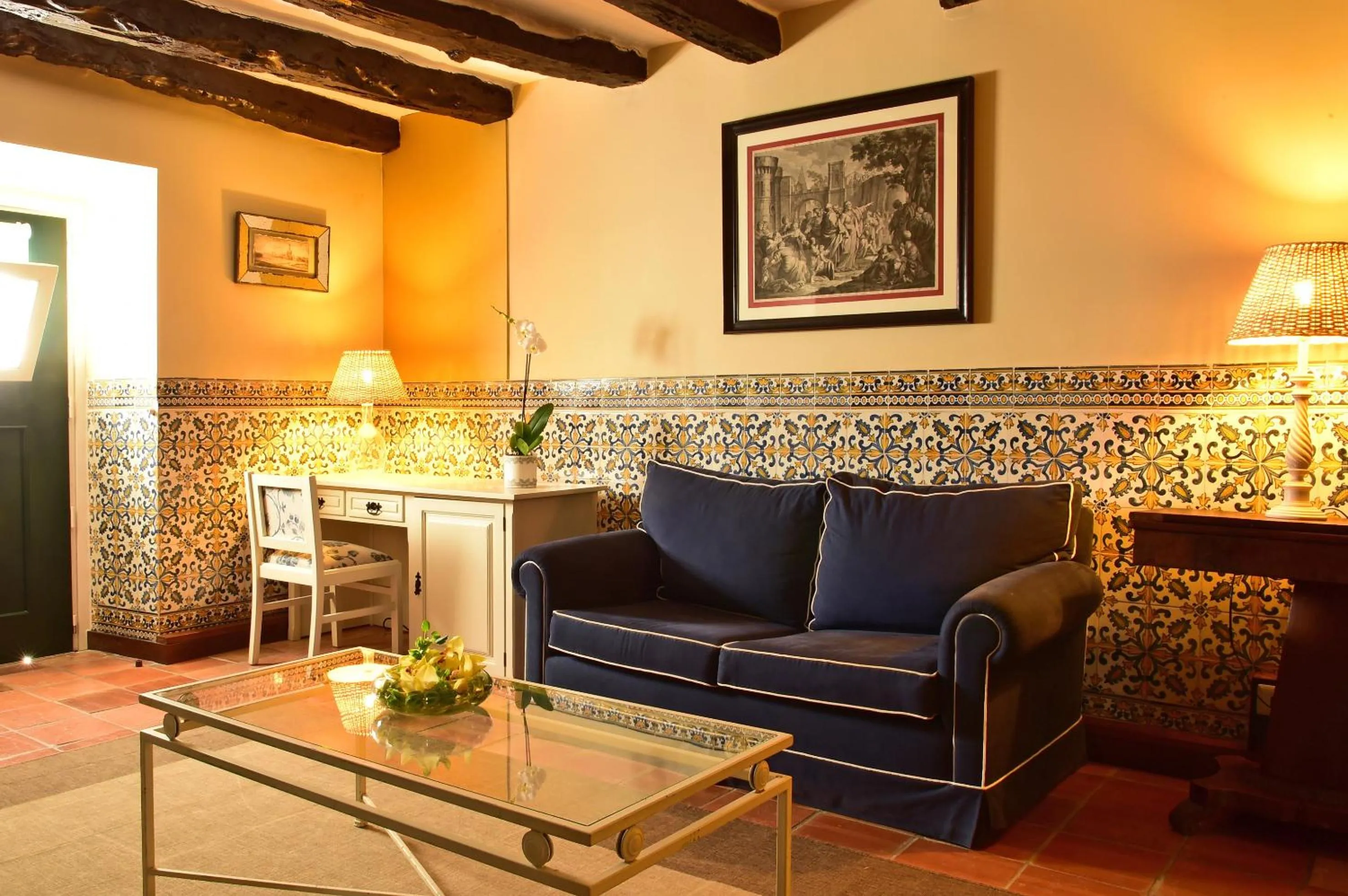 Living room in Pousada Castelo de Obidos