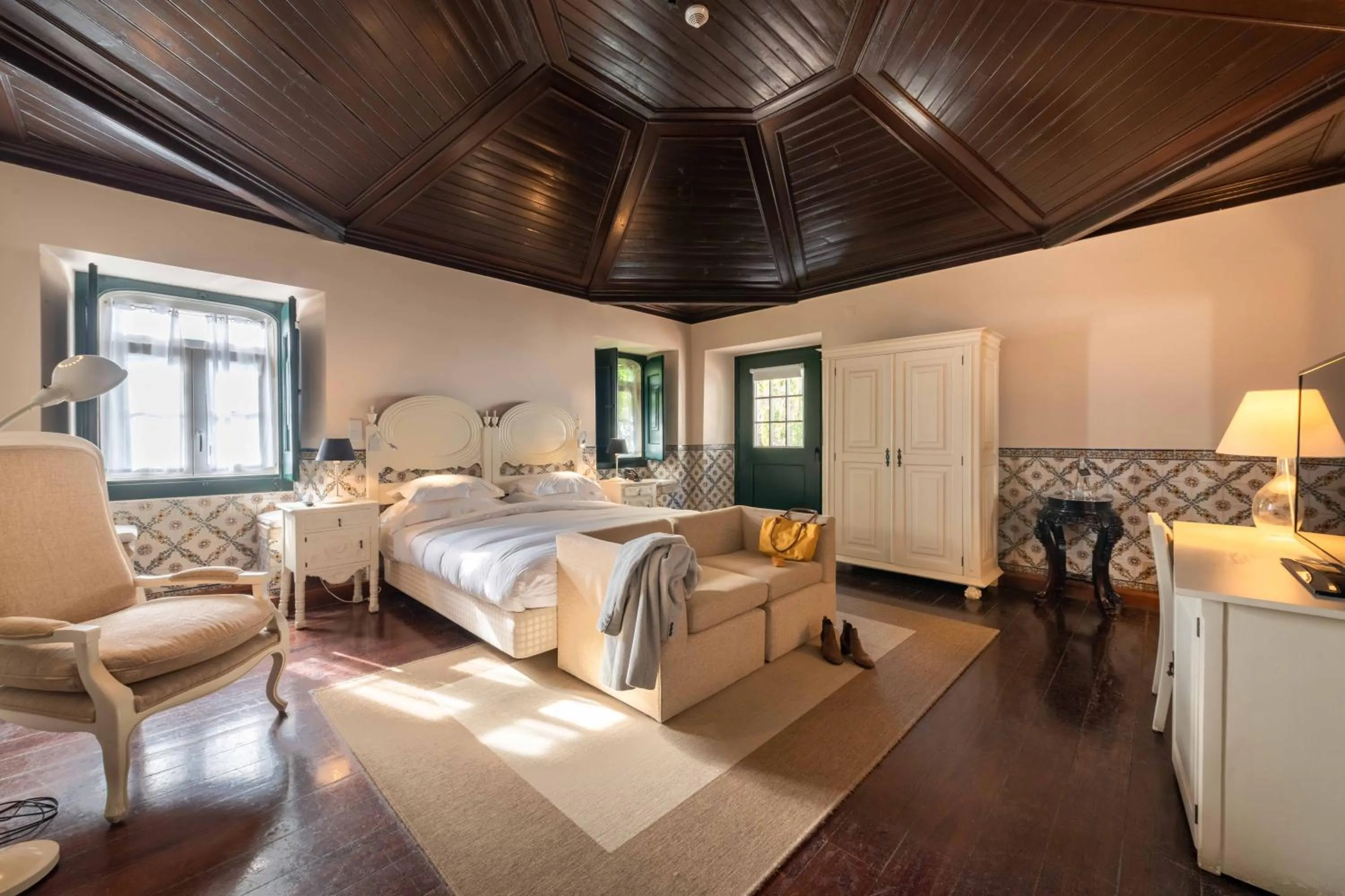 Bed in Pousada Castelo de Obidos