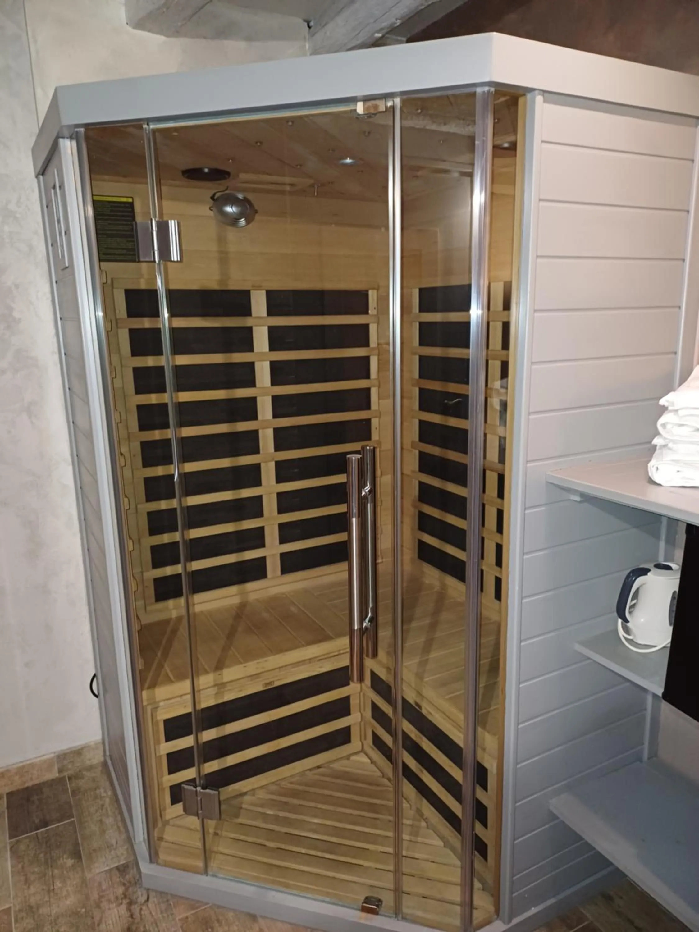 Sauna in Domaine de Vandenesse Et Spa