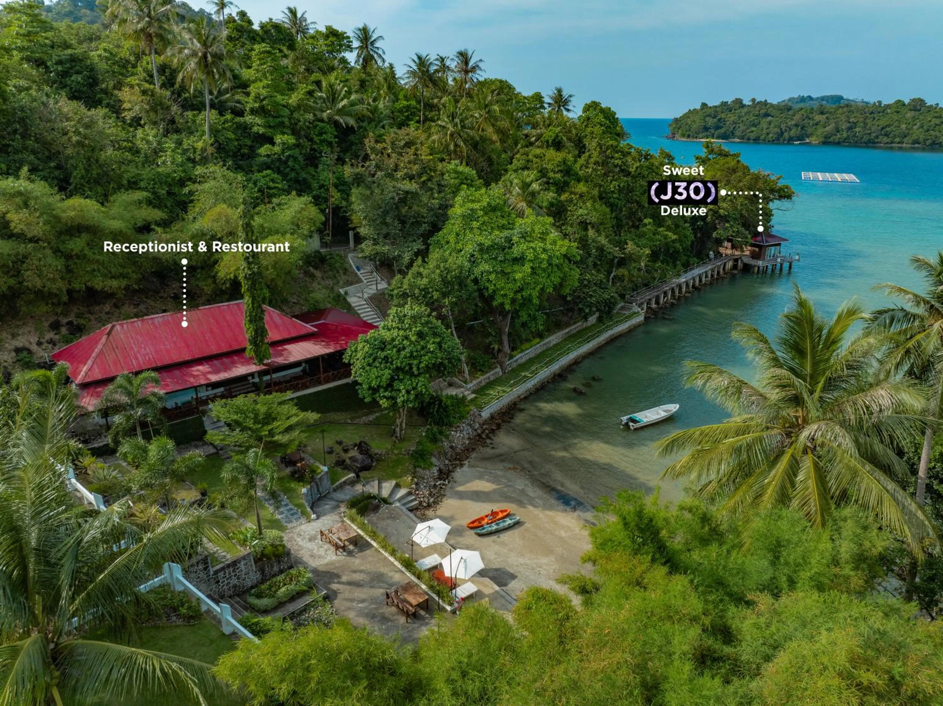 Location in The Hawk's Nest Resort