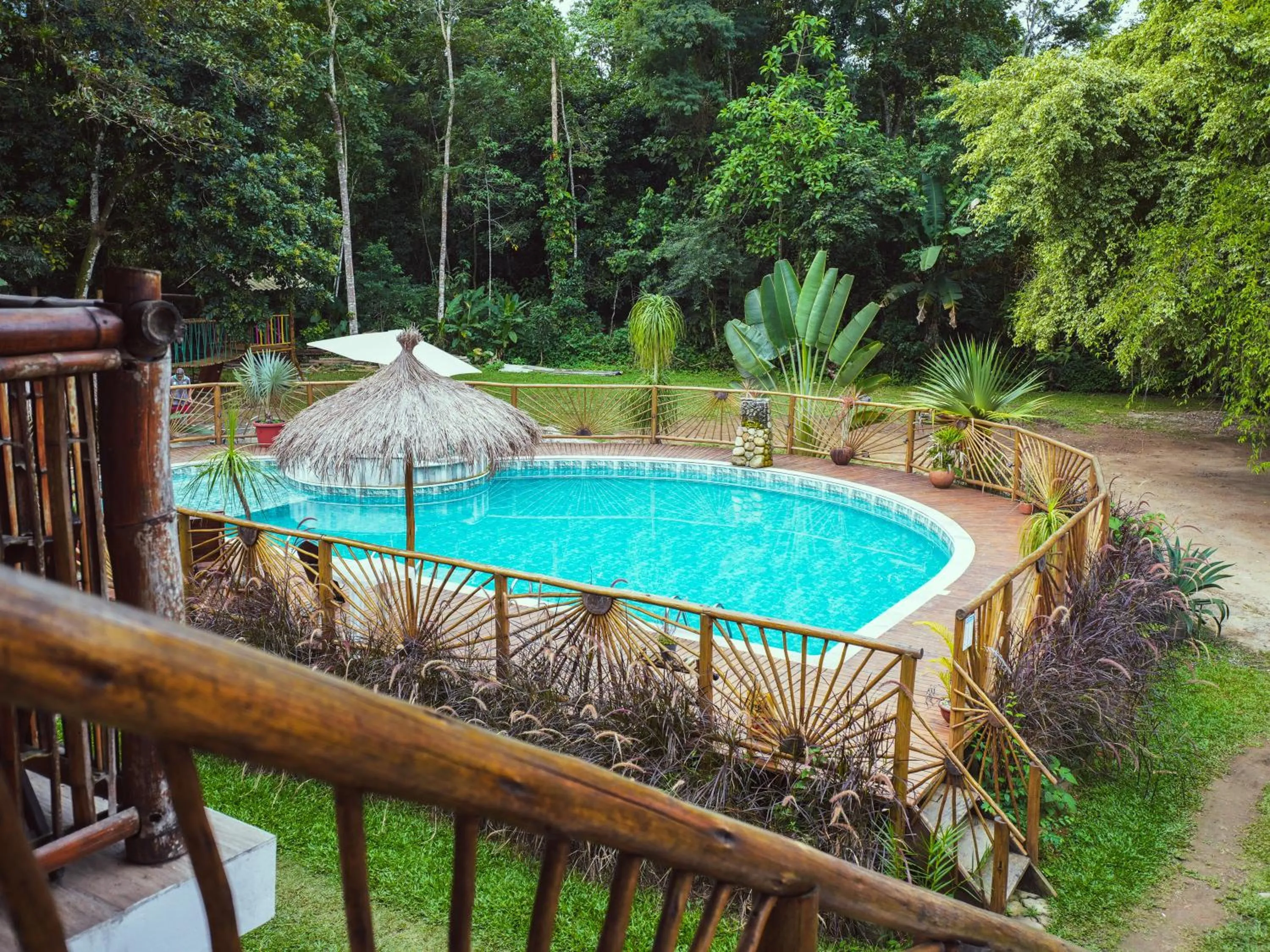 Pool view in VELINN Pousada Bali Itamambuca
