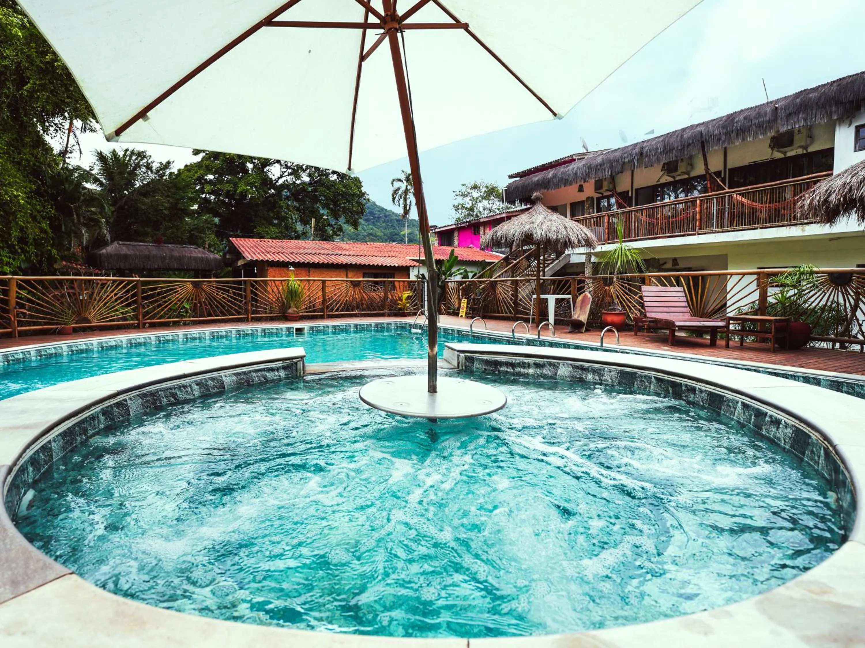 Pool view in VELINN Pousada Bali Itamambuca
